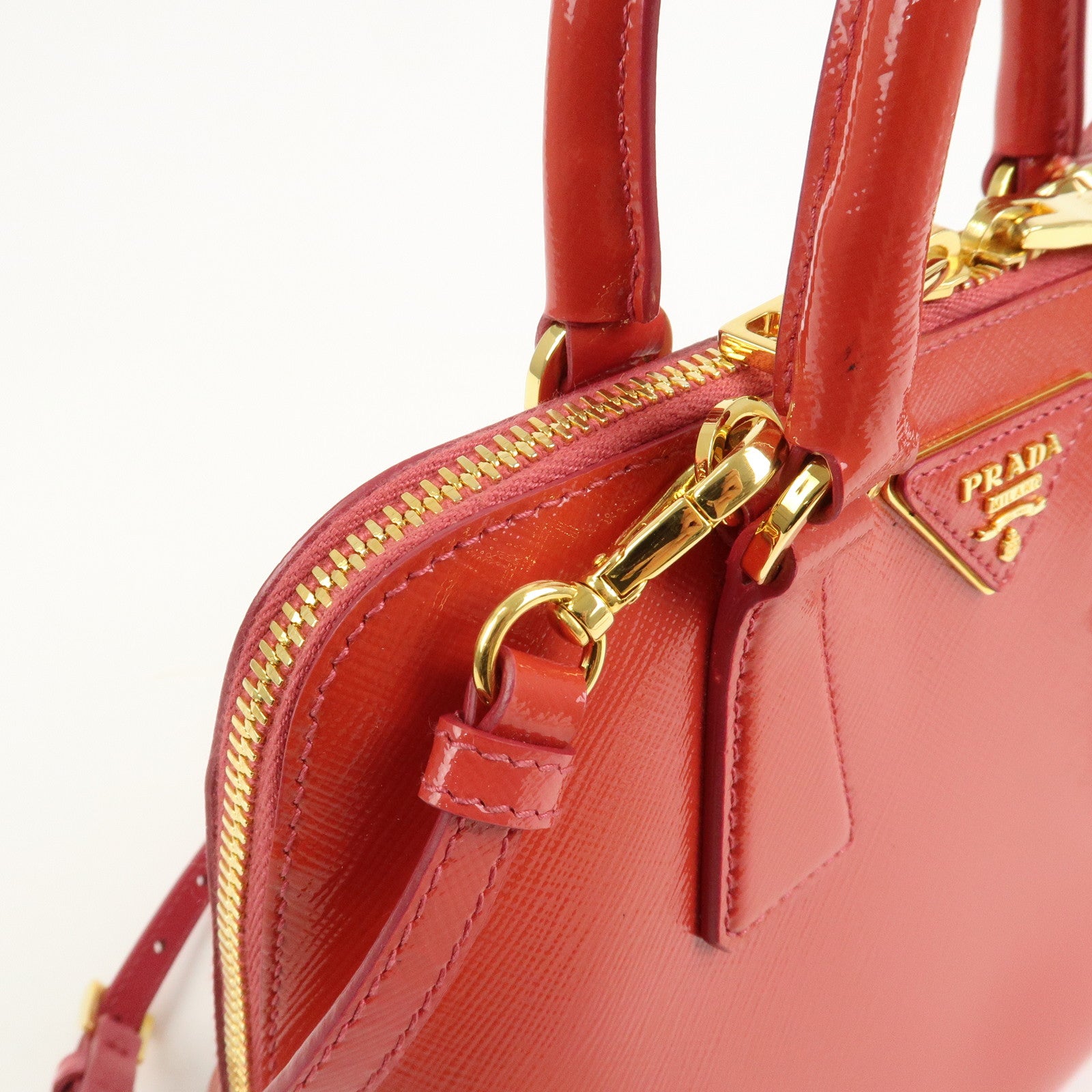 PRADA Promenade Small Saffiano 2Way Hand Shoulder Bag BL0838