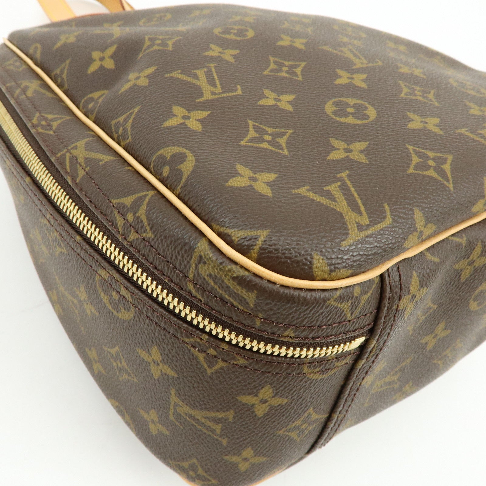 Louis Vuitton Monogram Excursion Shoes Case Hand Bag M41450