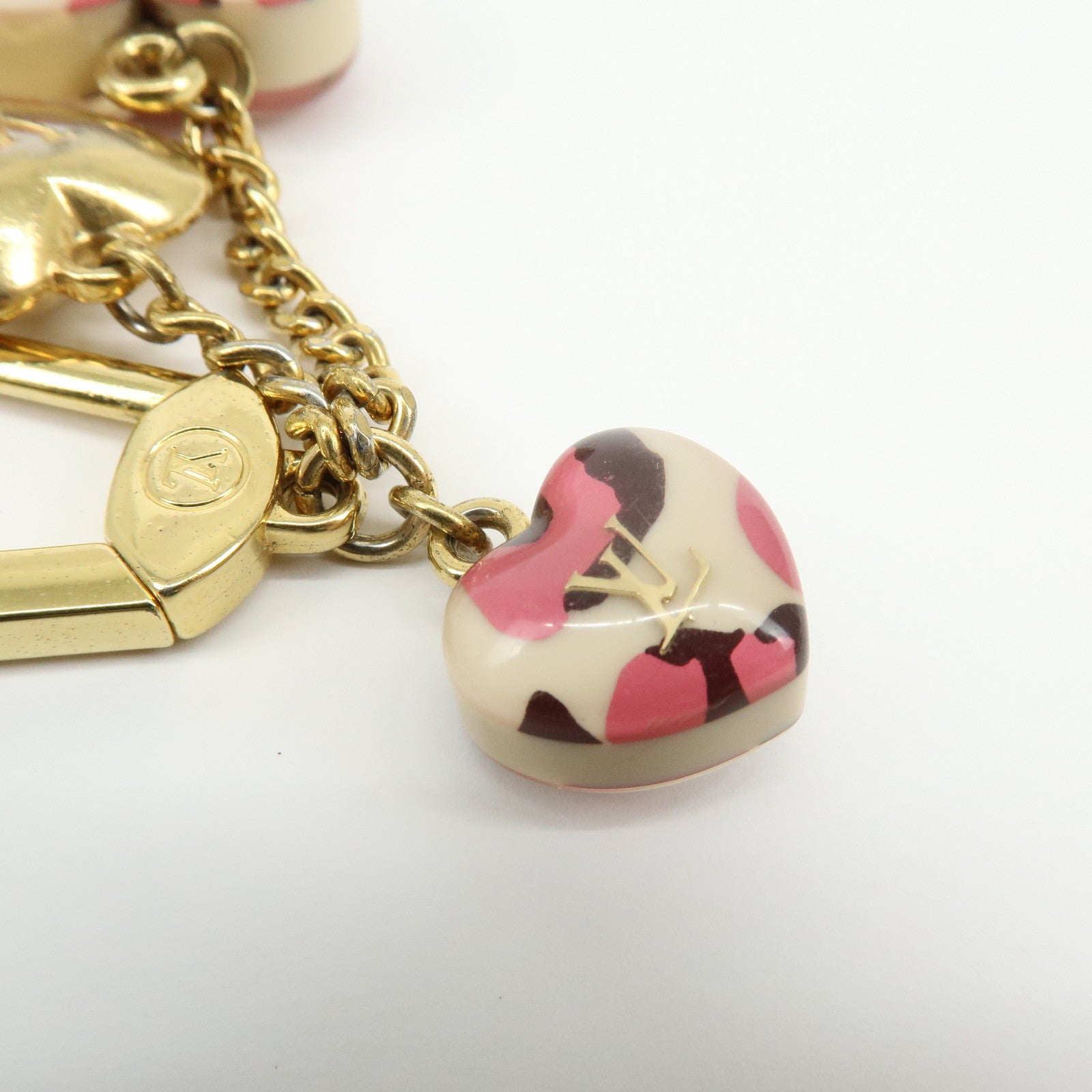 Louis Vuitton Wild At Heart Porte Cles Bag Charm Leopard M66263