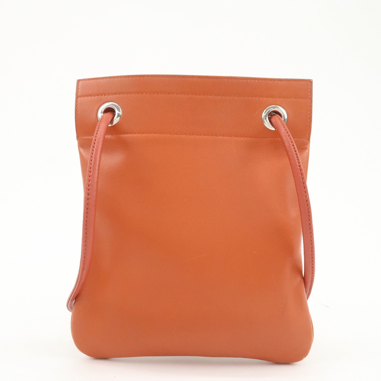 HERMES Aline Mini Shoulder Bag Crossbody Bag C Stamped Brown
