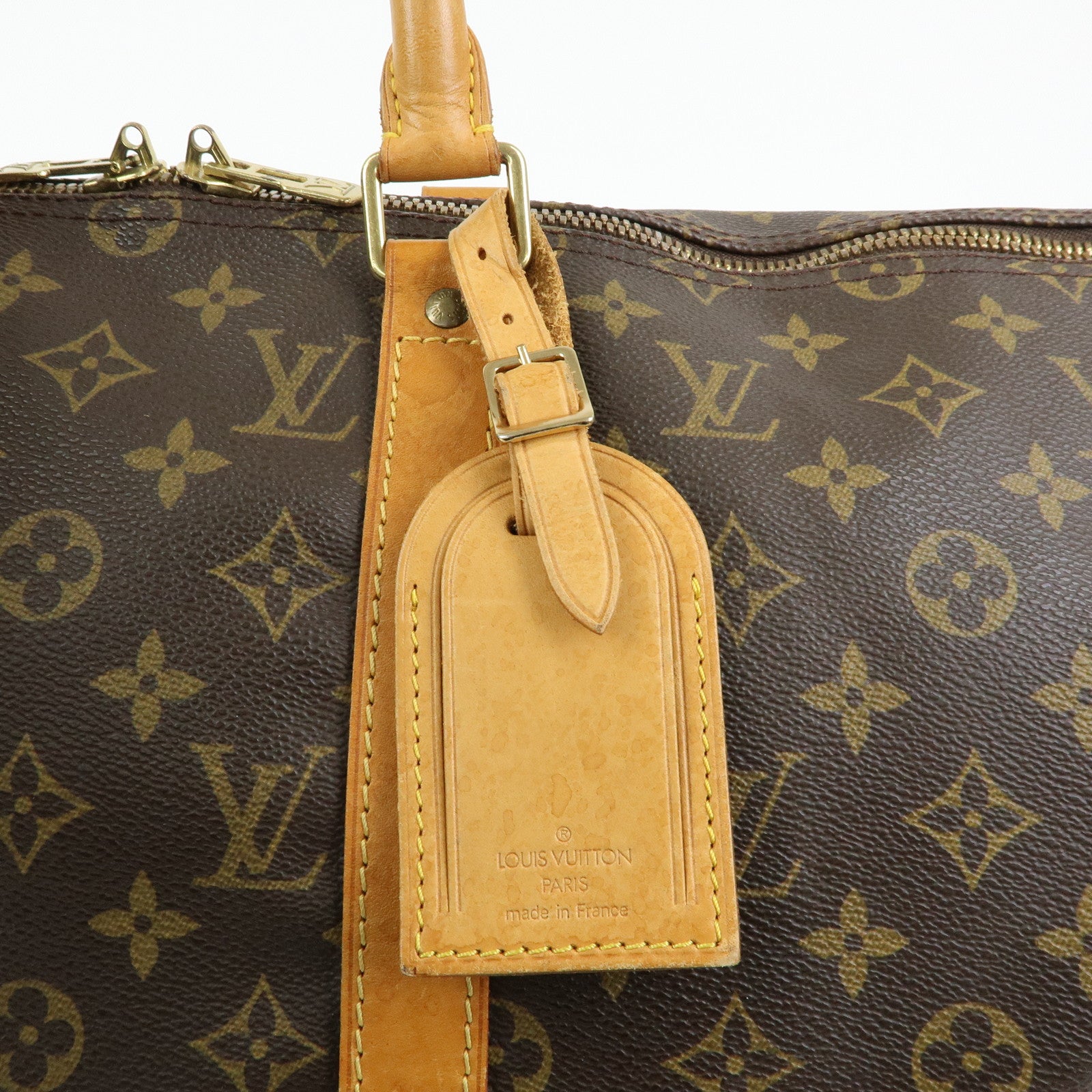 Louis Vuitton Monogram Keep All Bandouliere 50 Boston Bag M41416