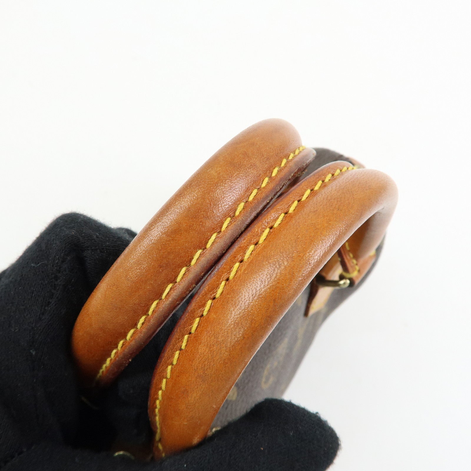Louis Vuitton Monogram Mini Speedy Hand Bag Brown M41534
