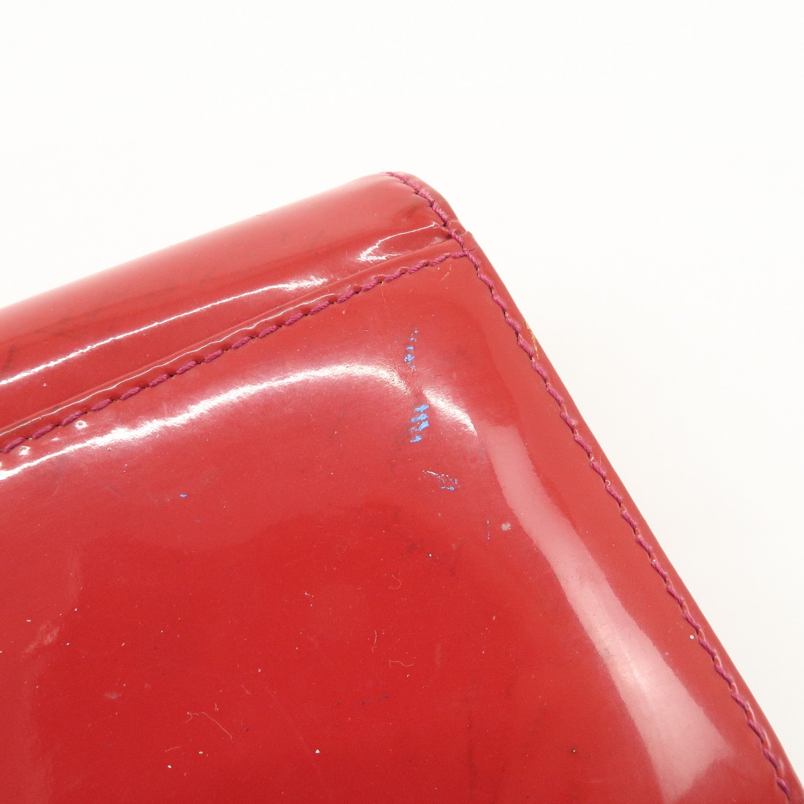 Ferragamo Set of 3 Leather Wallet Red Black Beige Used