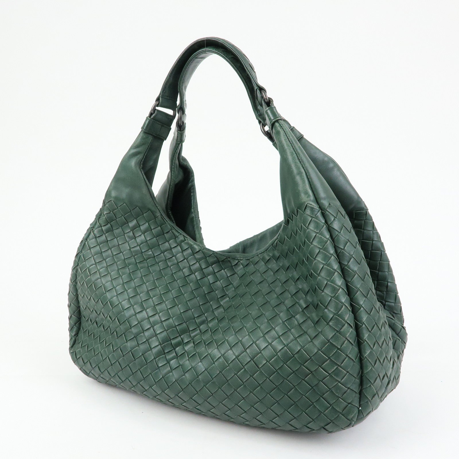 BOTTEGA VENETA Campana Intrecciato Leather Hand Bag 125787V0016