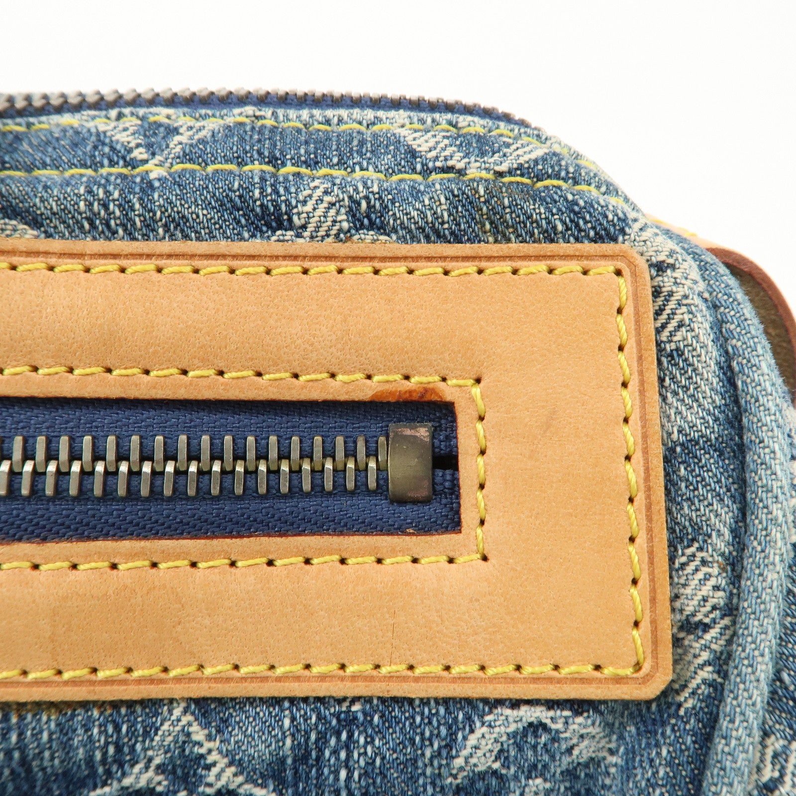 Louis Vuitton Monogram Denim Neo Speedy Boston Bag Blue M95019 Used