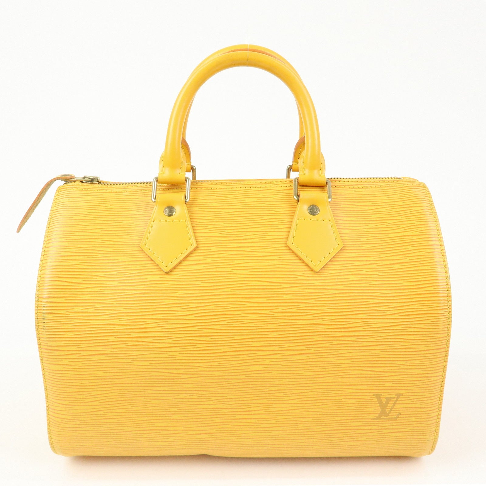 Louis Vuitton Epi Speedy 25 Boston Bag Hand Bag Yellow M43019