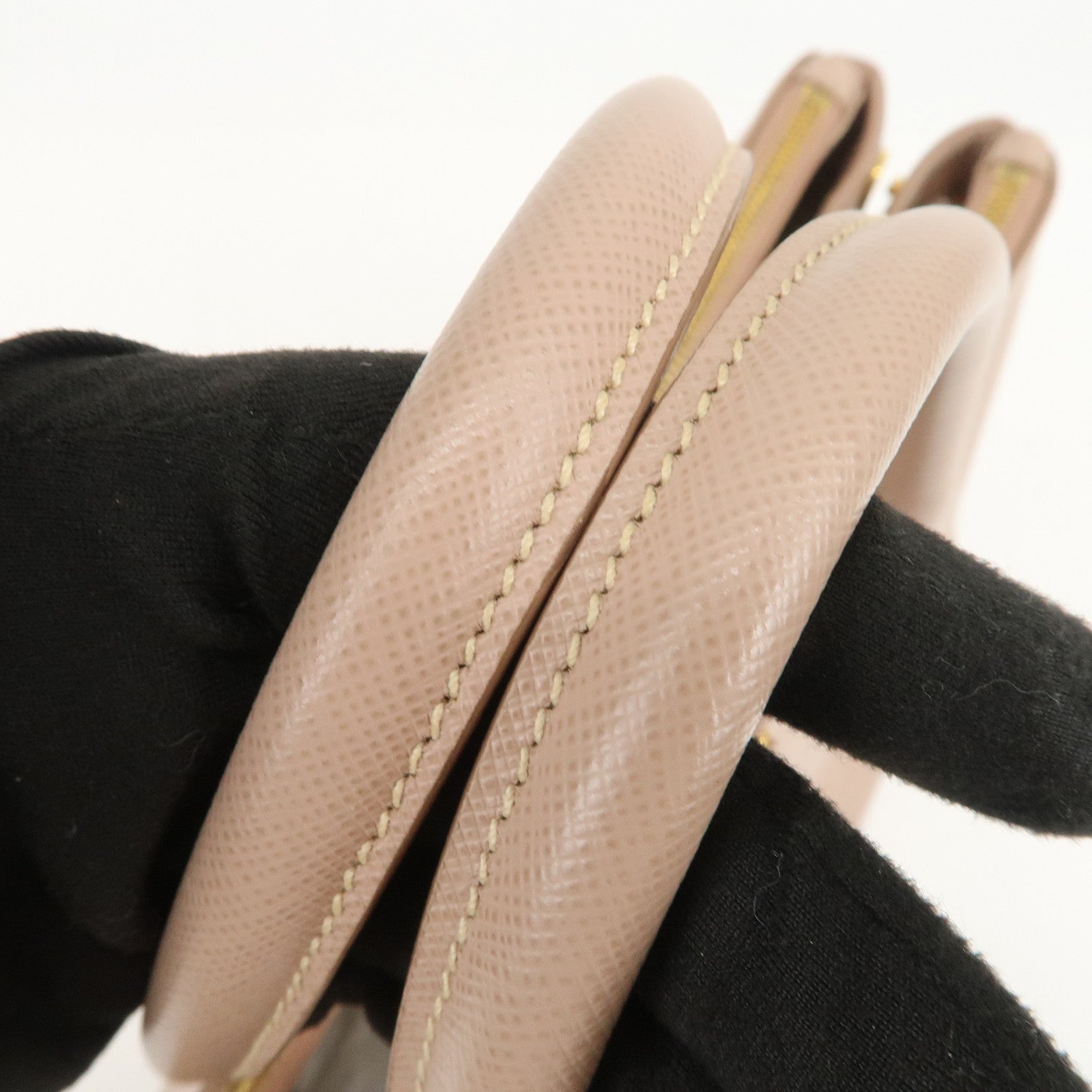 PRADA Triangle Logo Galleria 2Way Bag Shoulder Bag Pink BN2274