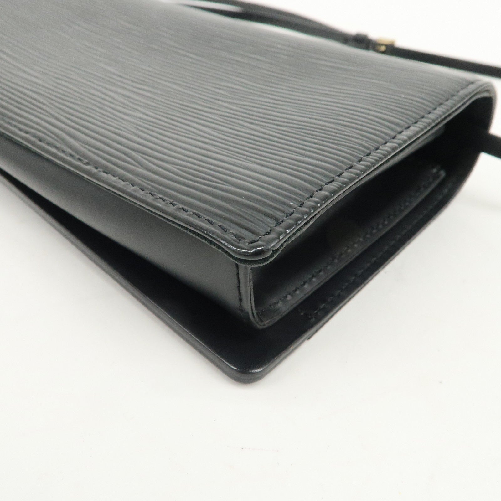 Louis Vuitton Epi Honfleur Shoulder Bag Hand Bag Noir Black M52732
