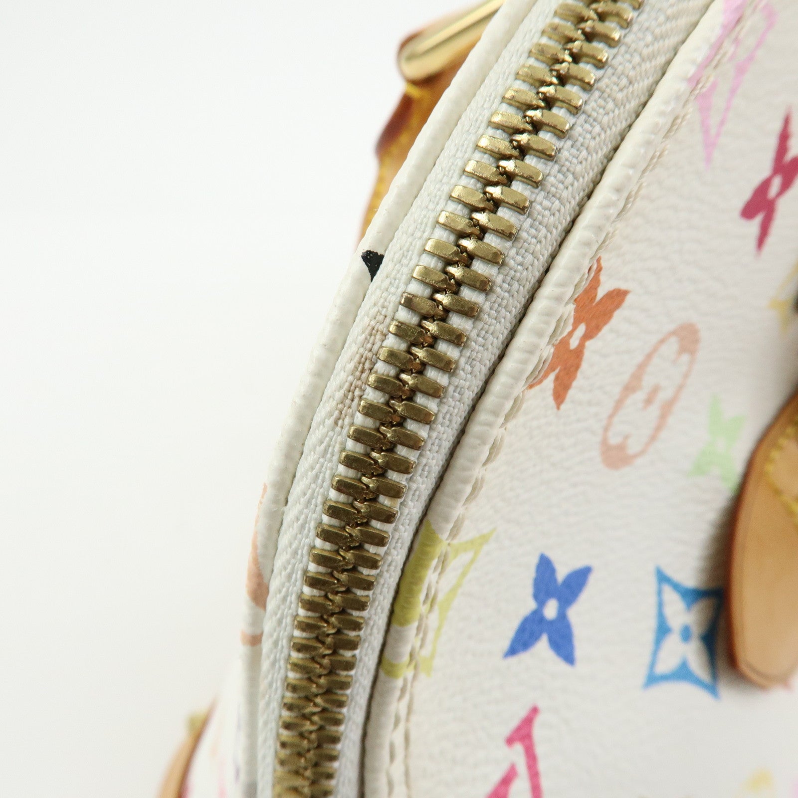 Louis Vuitton Monogram Multicolor Alma PM Hand Bag Blanc M92647