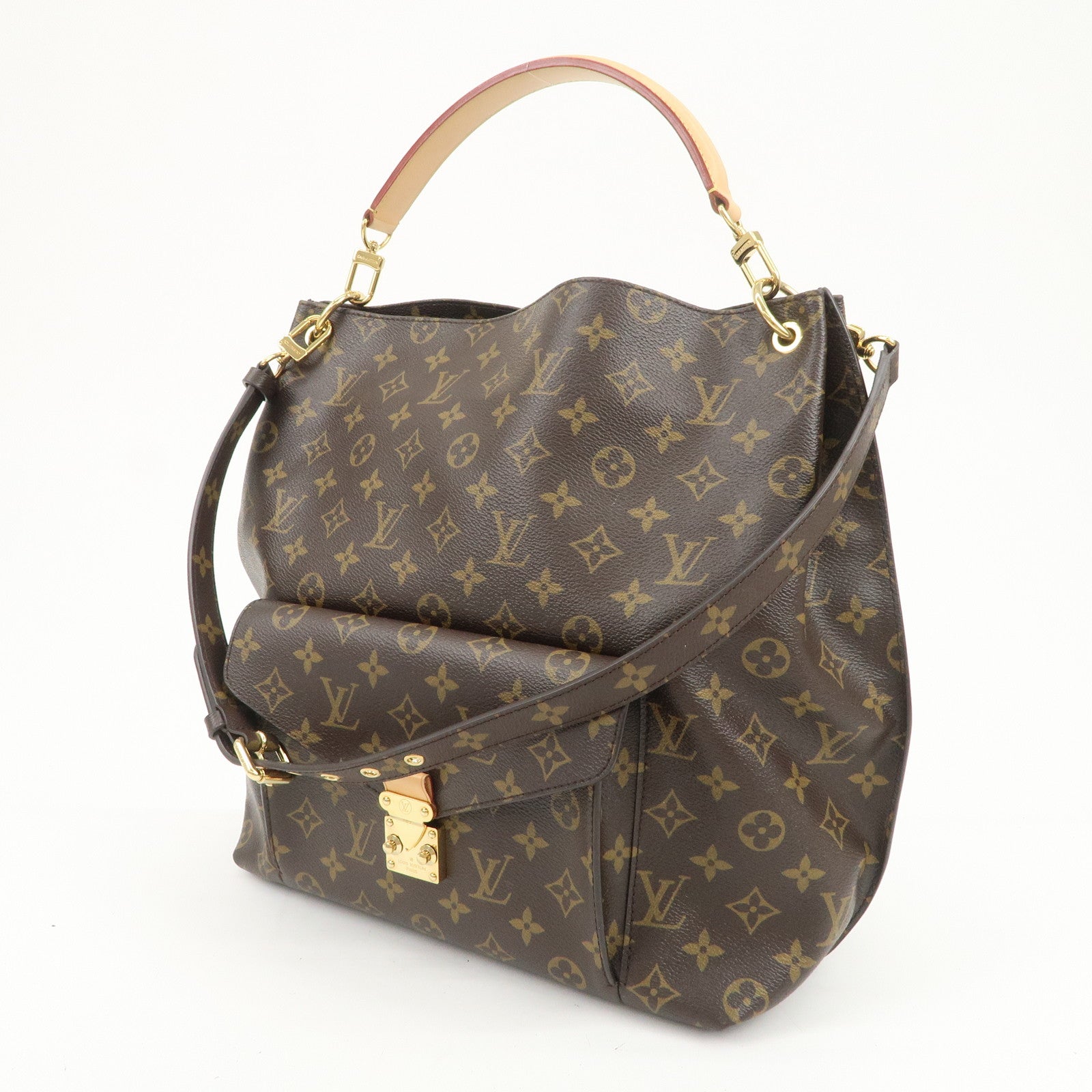 Louis Vuitton Monogram Metis Canvas Leather Shoulder Bag M40781