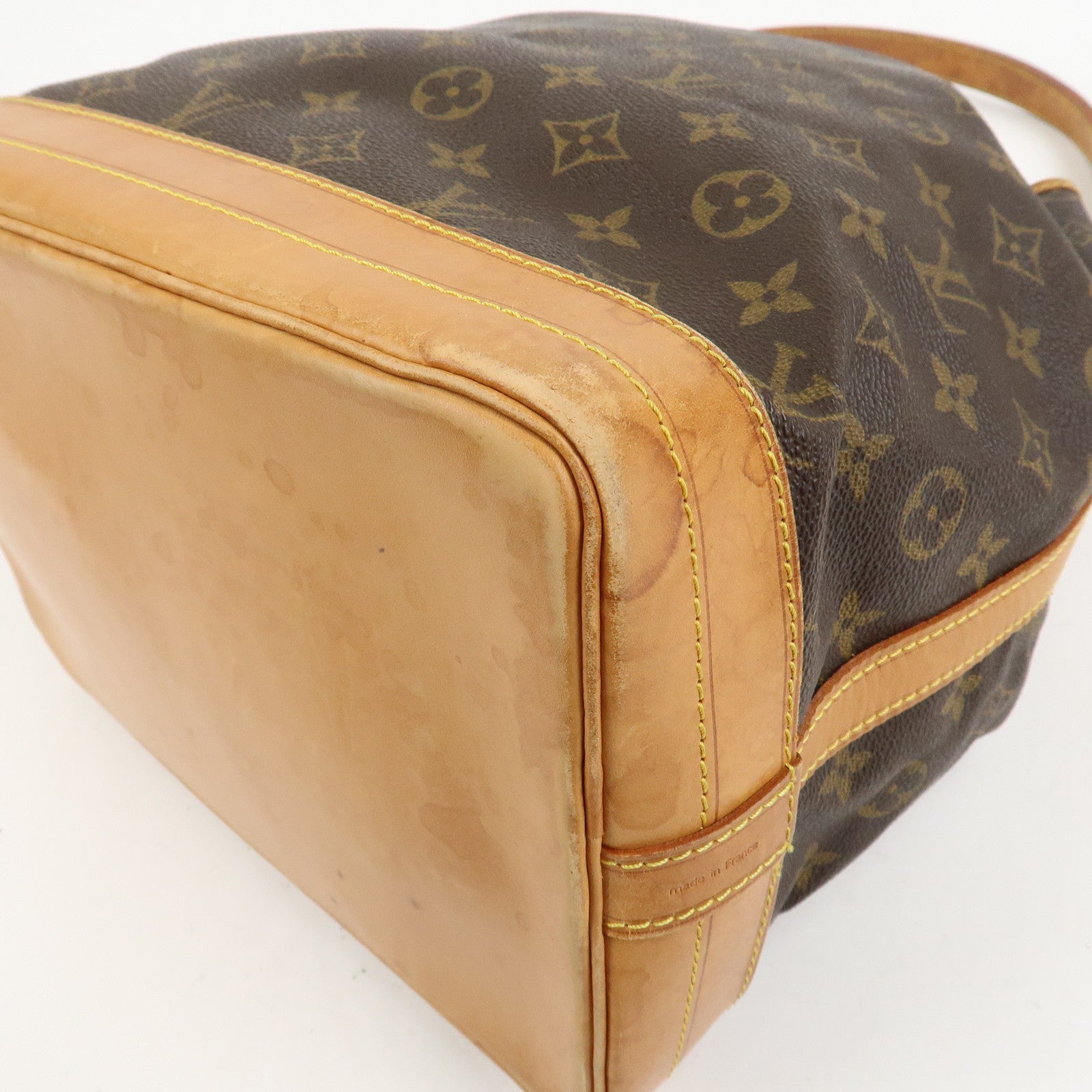 Louis Vuitton Monogram Noe Shoulder Bag Hand Bag Brown M42224