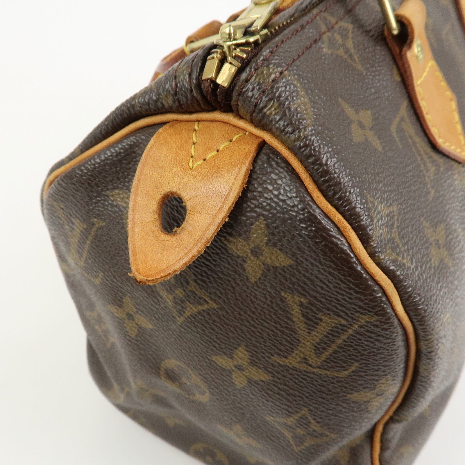 Louis Vuitton Monogram Speedy 25 Boston Bag Hand Bag Brown M41528