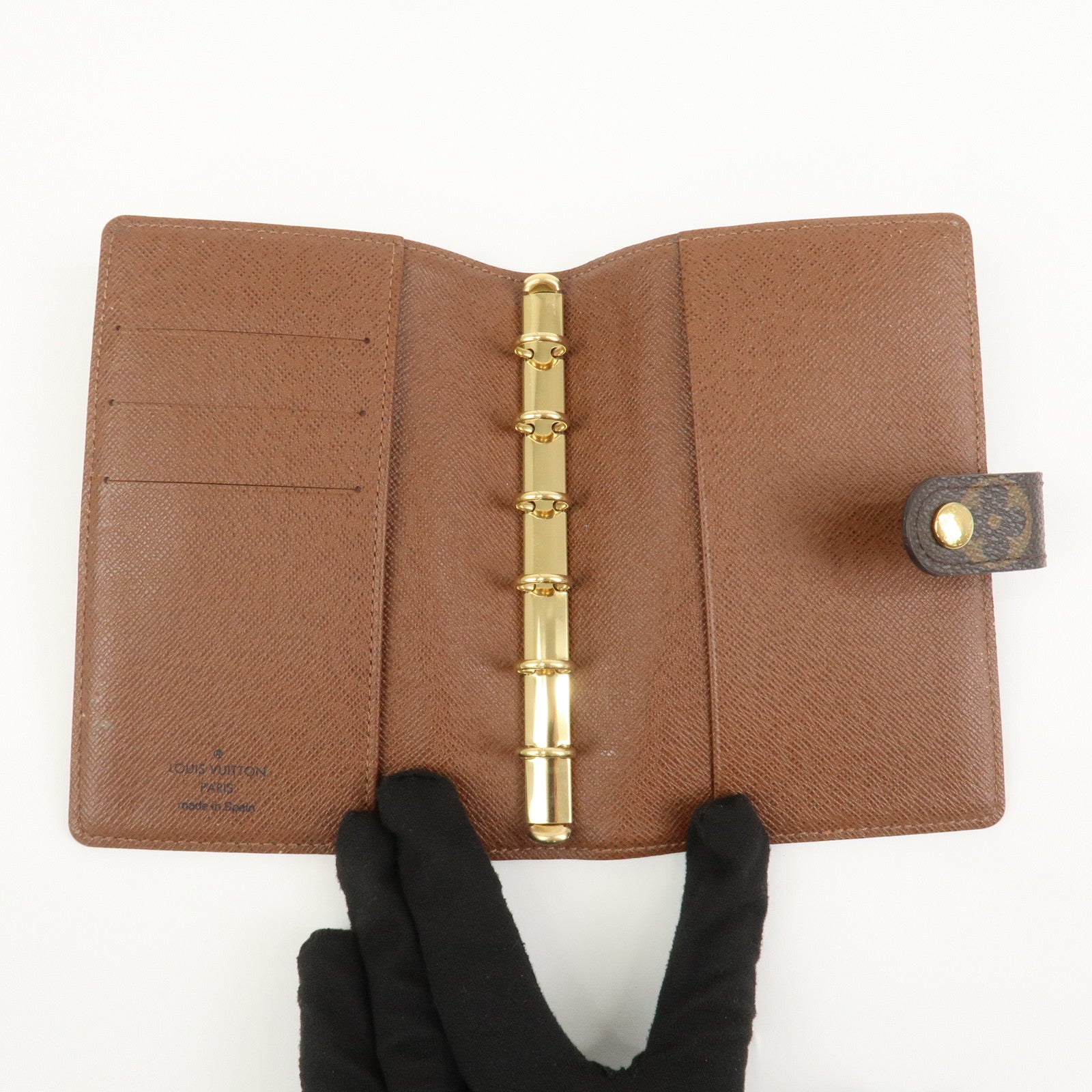 Louis Vuitton Monogram Agenda PM Planner Cover Brown R20005