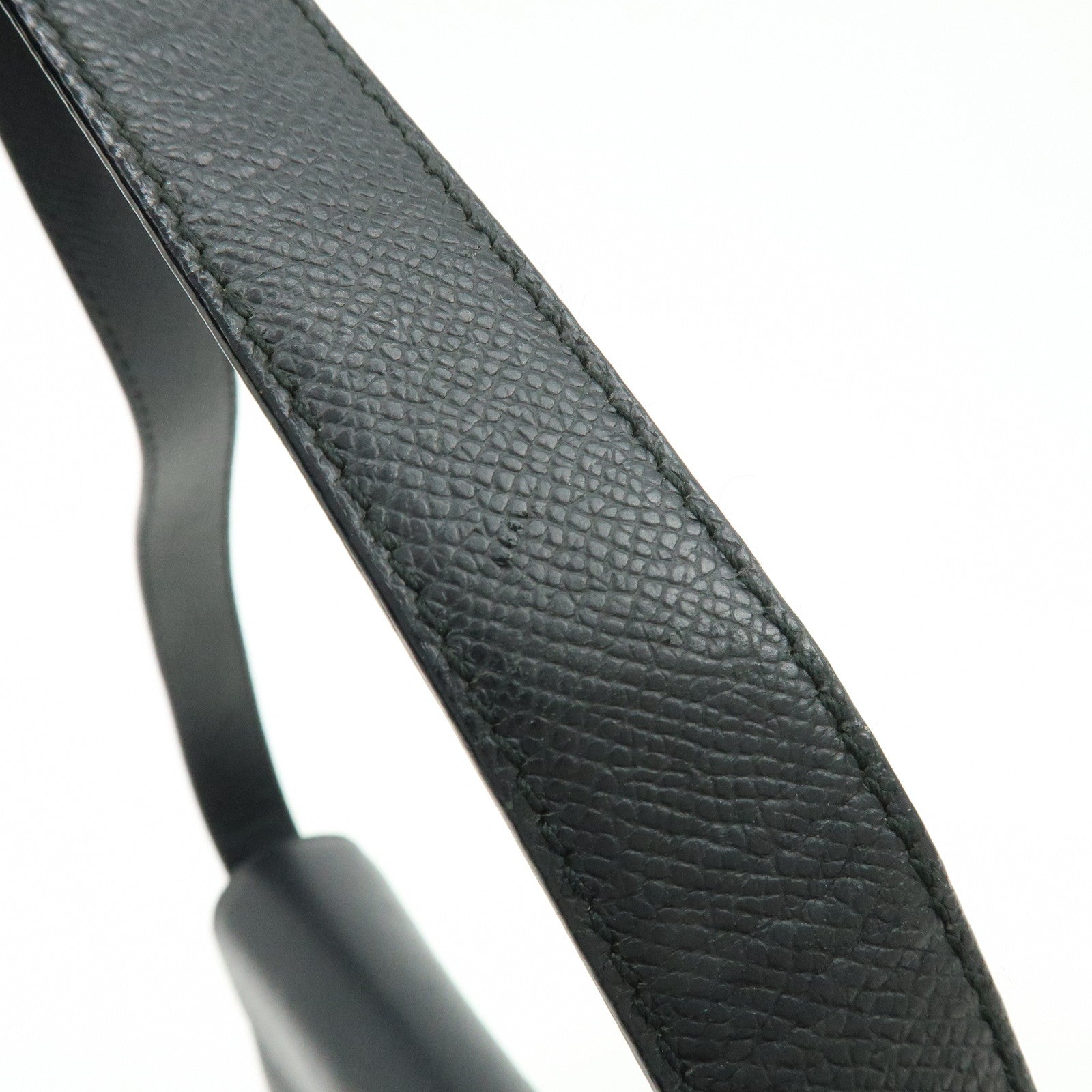 Ferragamo Leather Shoulder Bag Hand Bag Black