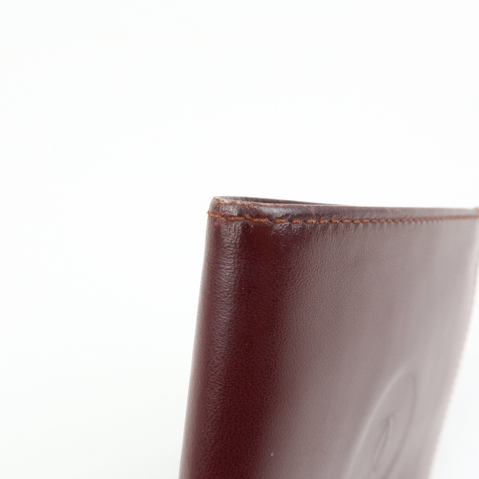 Cartier Must de Cartier Set of 2 Leather Wallet Bordeaux