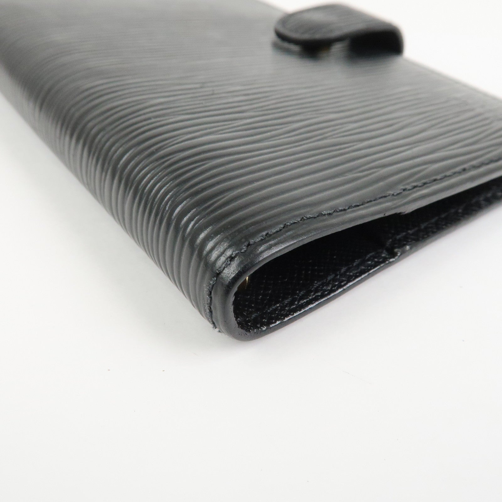 Louis Vuitton Epi Agenda PM Planner Cover Noir R20052