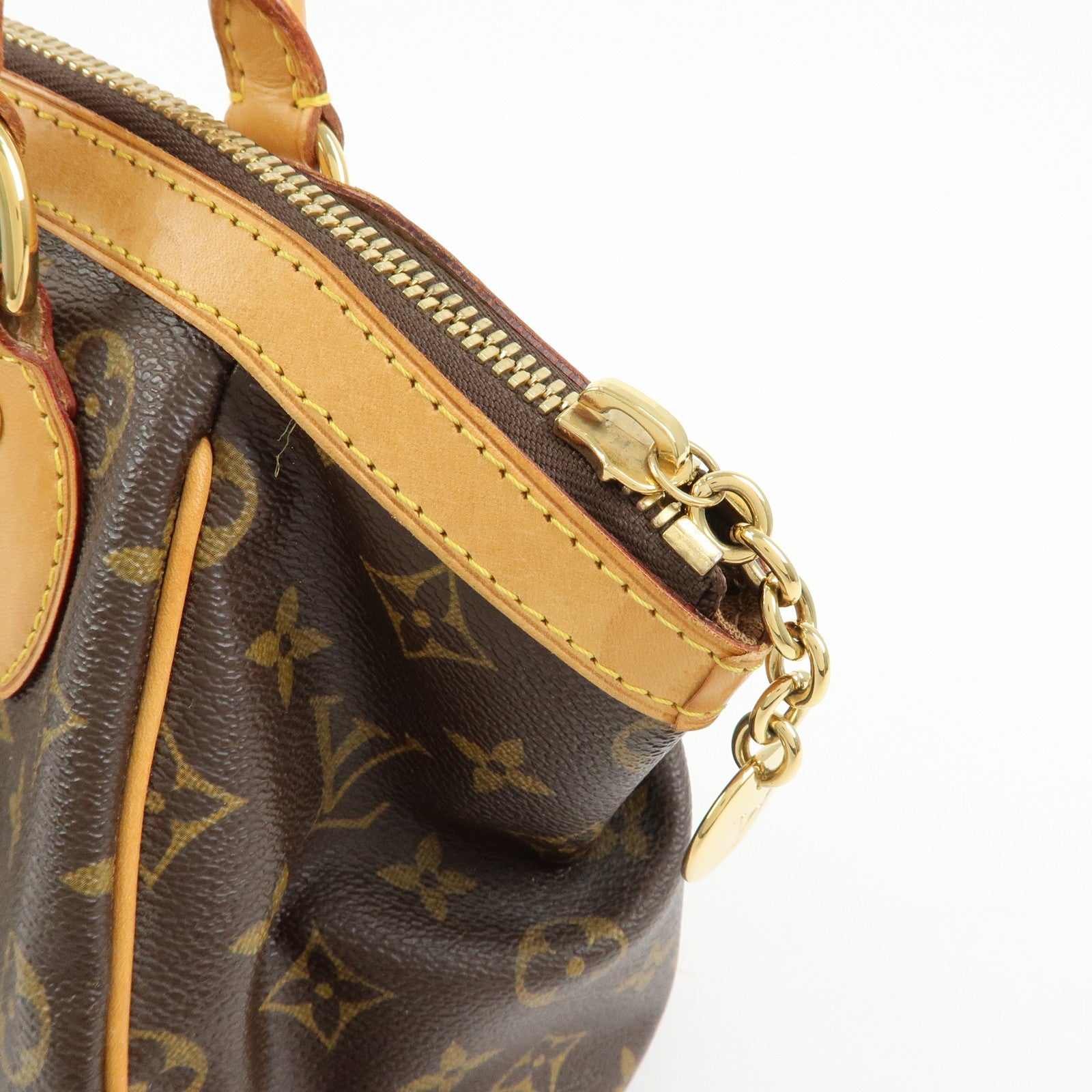 Louis Vuitton Monogram Tivoli PM Hand Bag Shoulder Bag Brown M40143