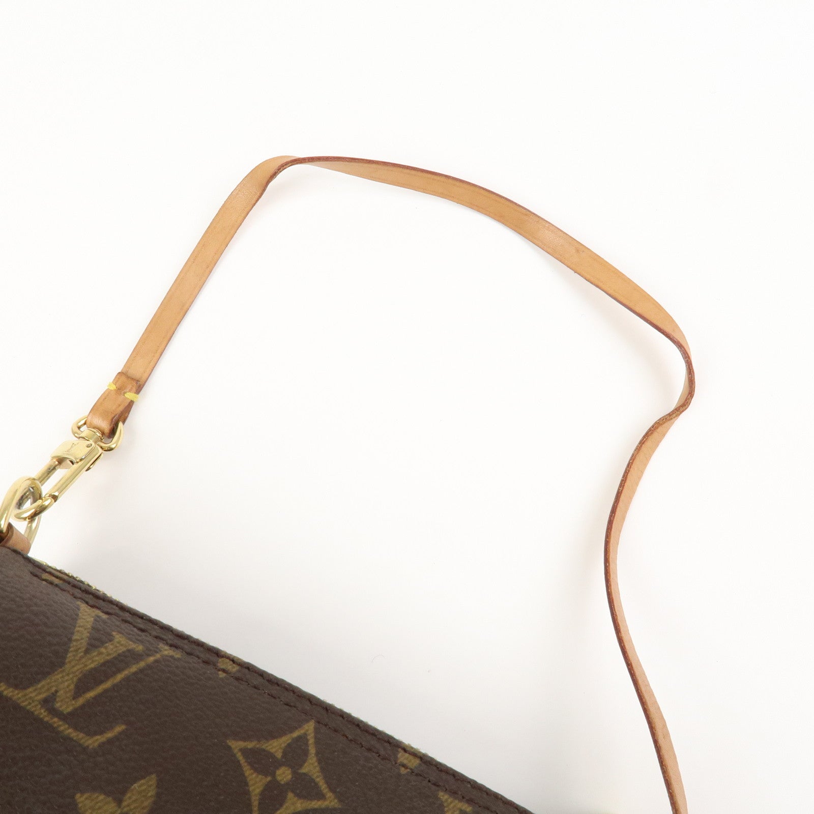 Louis Vuitton Monogram Set of 2 Mini Pouch for Papillon Bag Brown