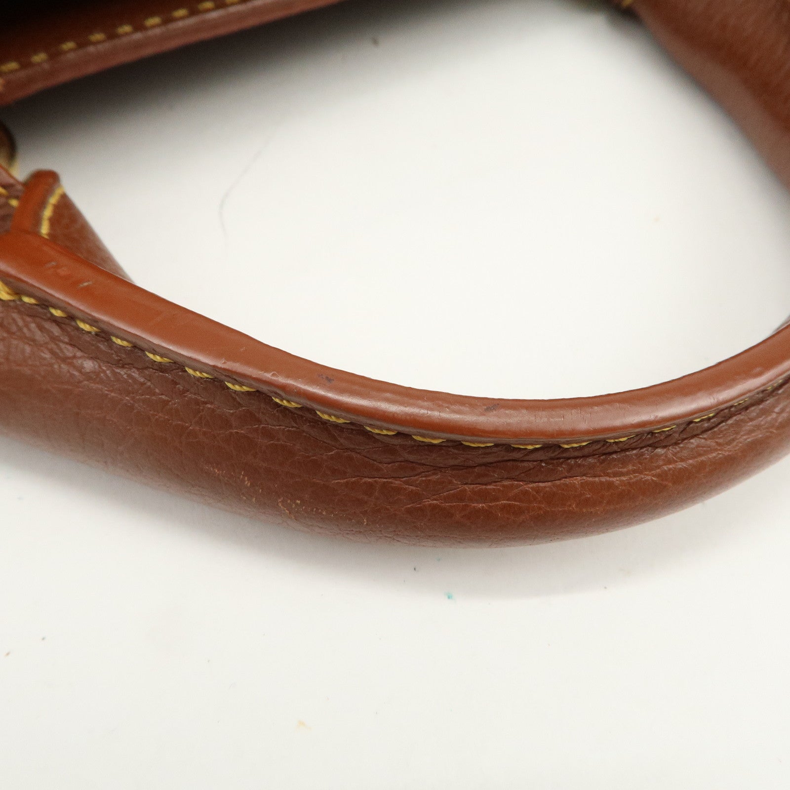 CELINE Macadam Denim Leather Boogie Bag Blue Brown