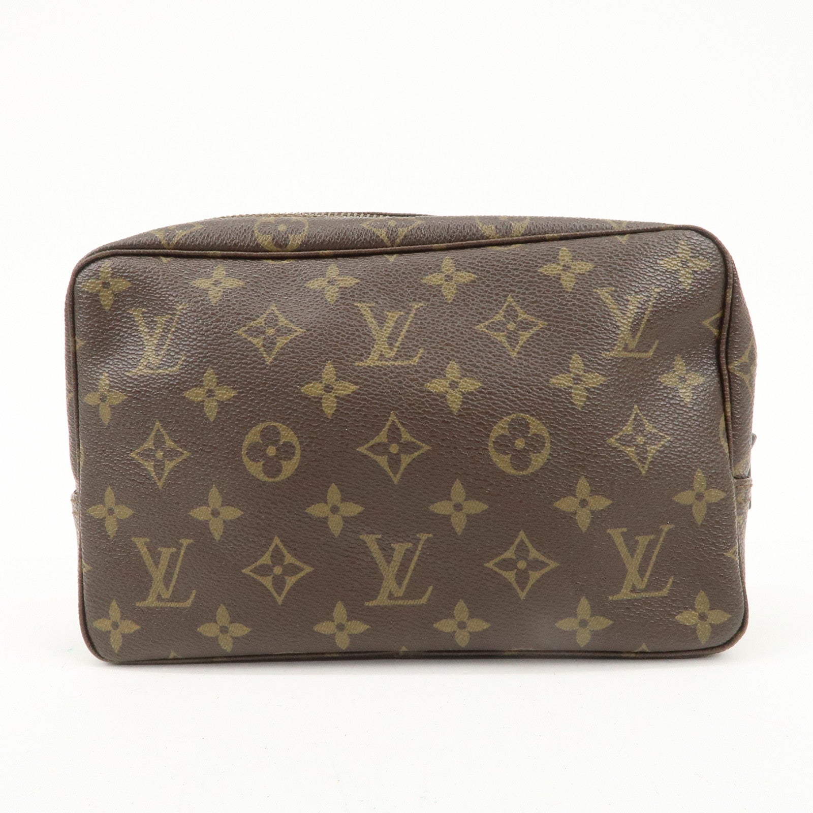 Louis Vuitton Monogram Trousse Toilette 23 Pouch Brown M47524 Used