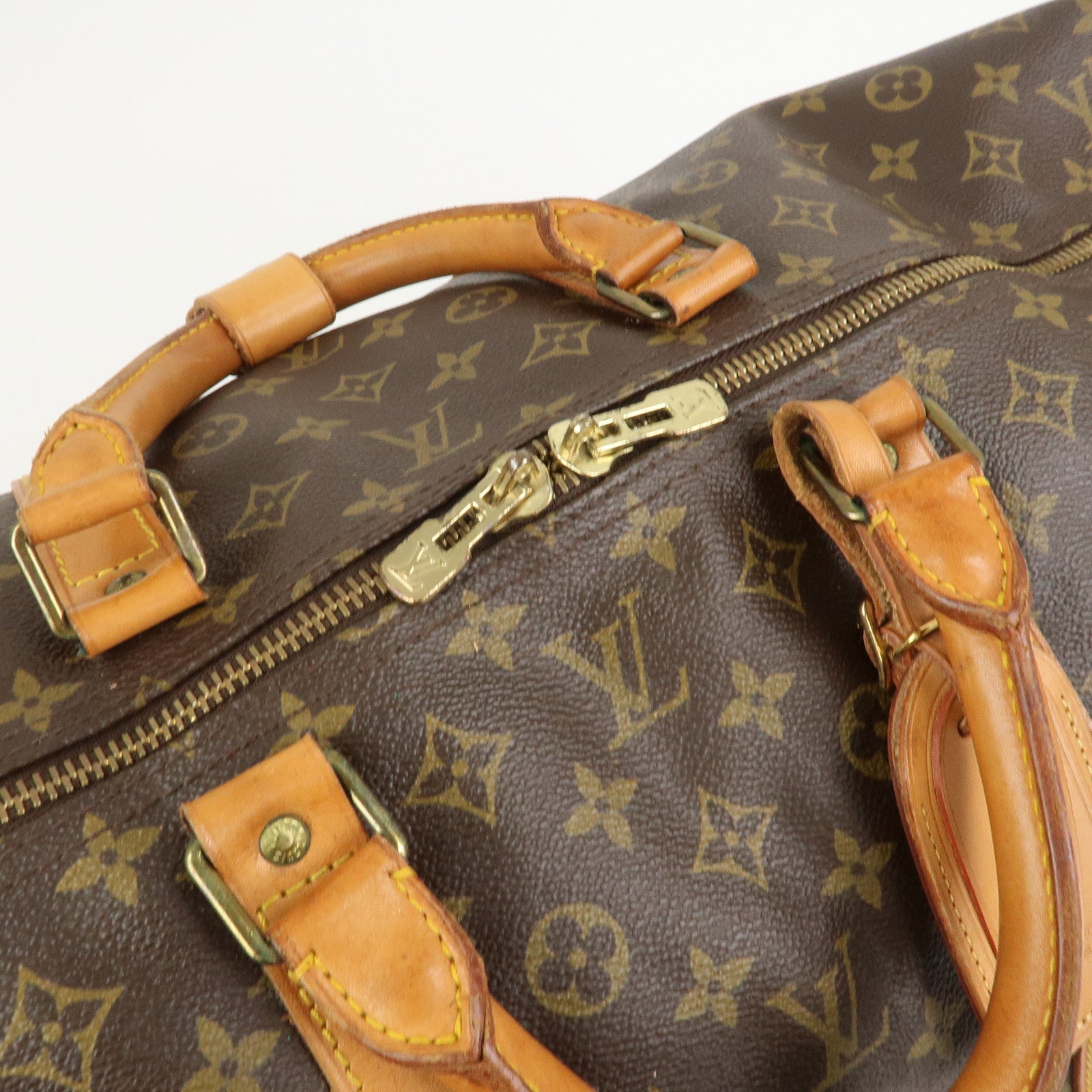 Louis Vuitton Monogram Keep All Bandouliere 60 Boston Bag M41412