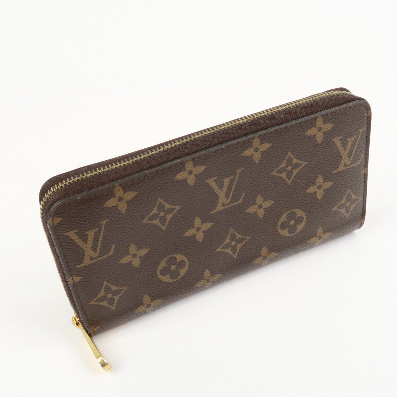 Louis Vuitton Monogram Canvas Zippy Long Wallet Brown M60017