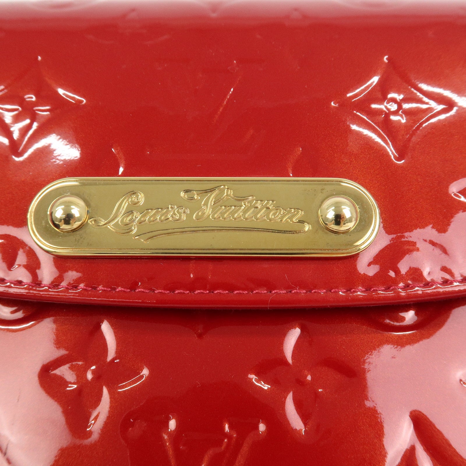 Louis Vuitton Monogram Vernis Rodeo Drive Shoulder Bag Red M93599