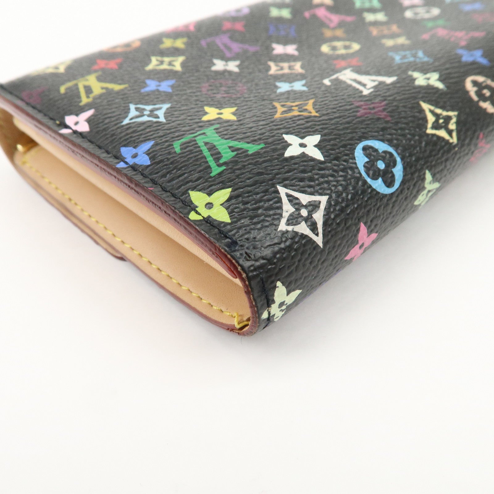 Louis Vuitton Monogram Multicolor Portefeuille Sarah Wallet M9353