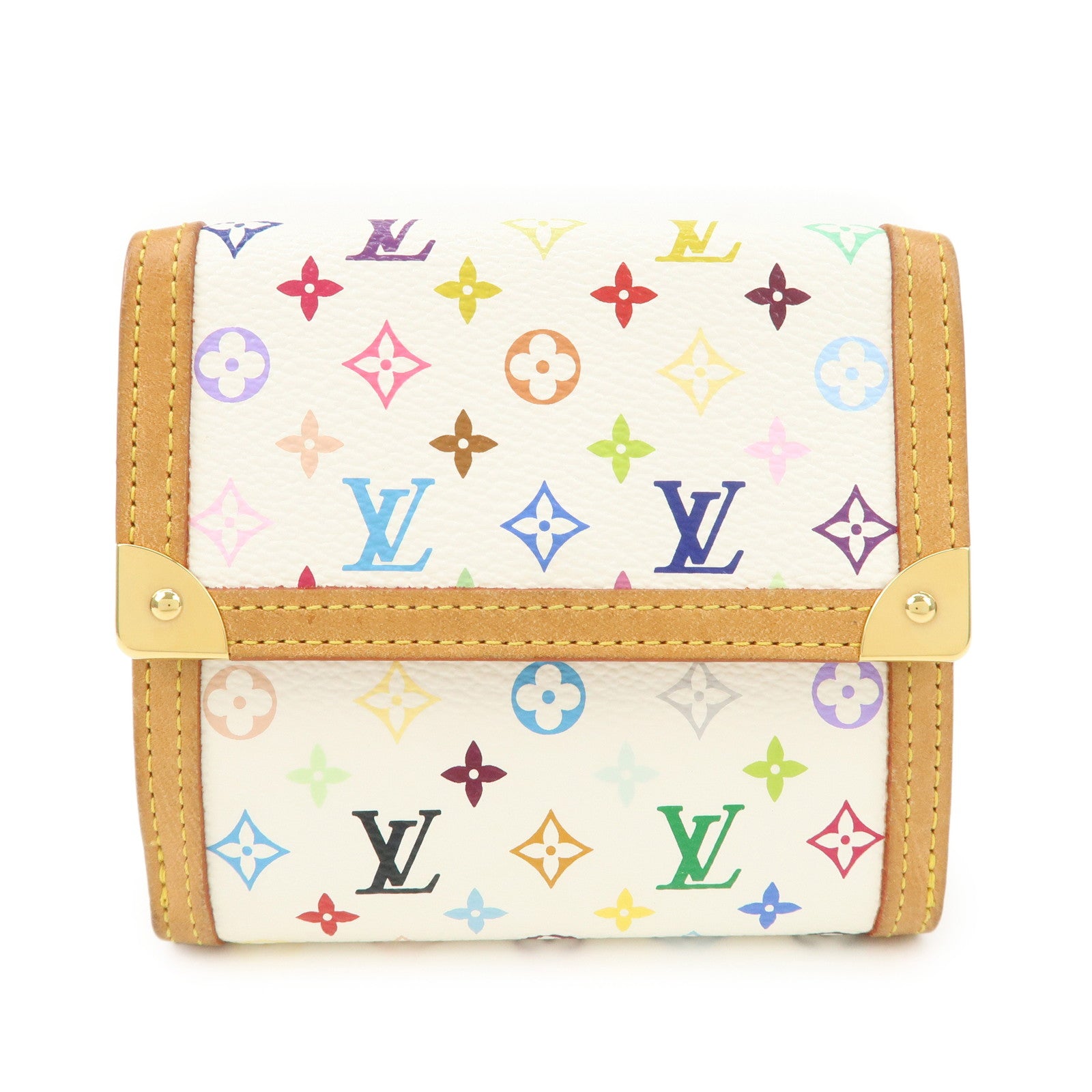 Louis Vuitton Multicolor Porte Monnaie Billets Carte Credit M92983
