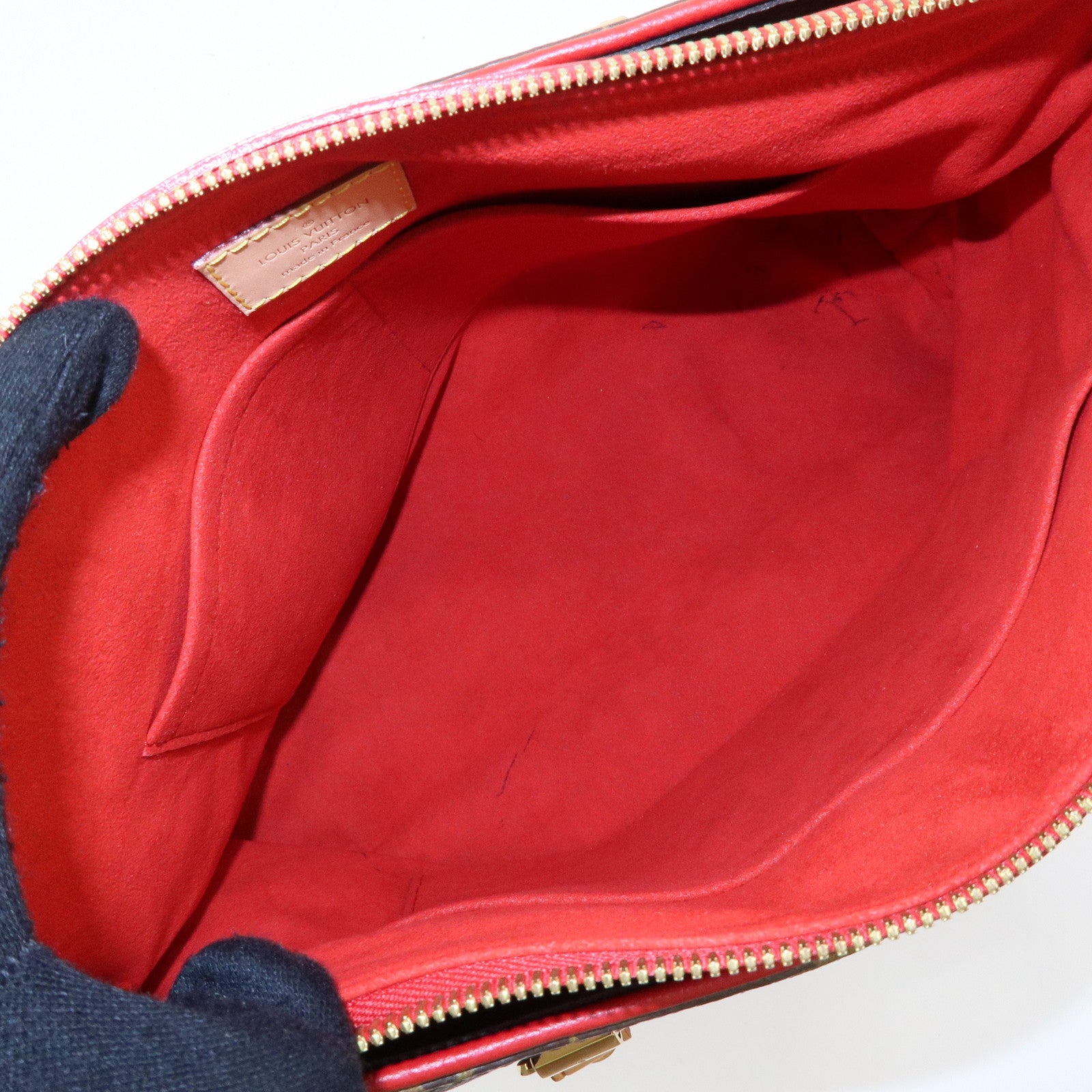 Louis Vuitton Monogram Pallas Canvas Leather 2Way Bag Cerise M41175