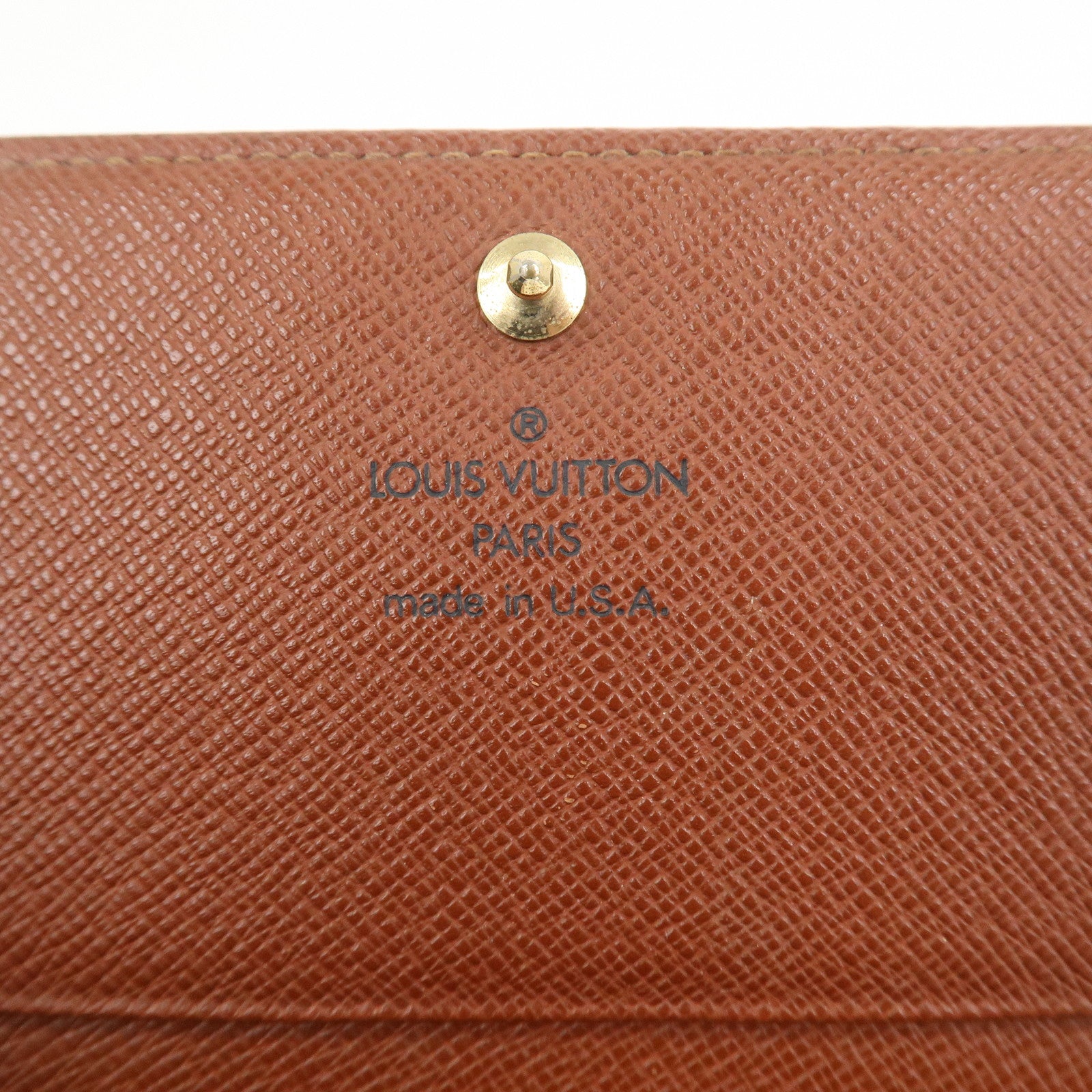 Louis Vuitton Monogram Set of 3 Bi-fold Wallets Brown M61730/M61663