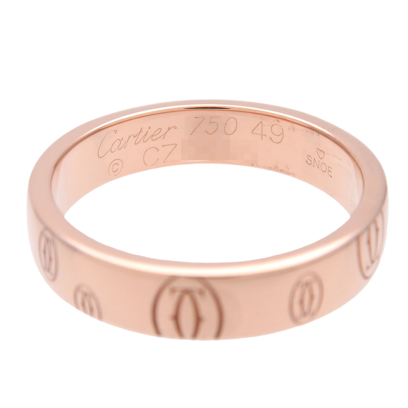 Cartier Happy Birthday Ring K18 750PG Rose Gold #49 US5 EU49 HK10.5