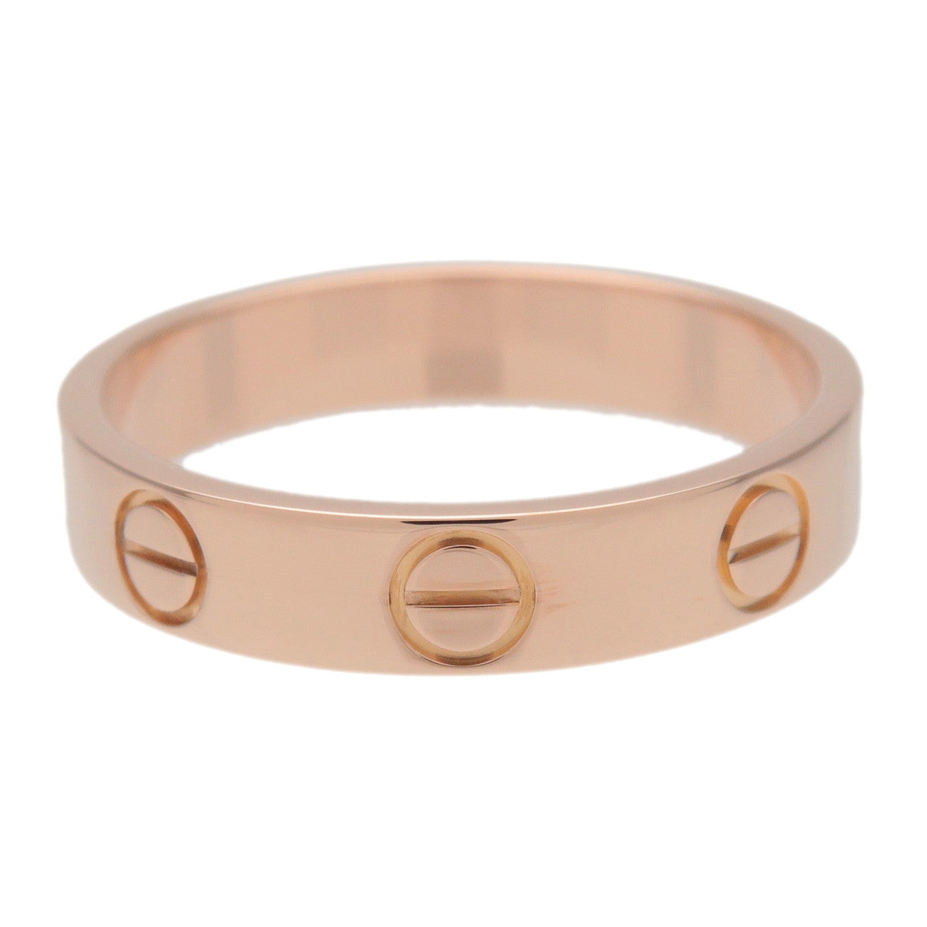 Cartier Mini Love Ring K18 750PG #49 US5 EU49 HK10.5 Rose Gold