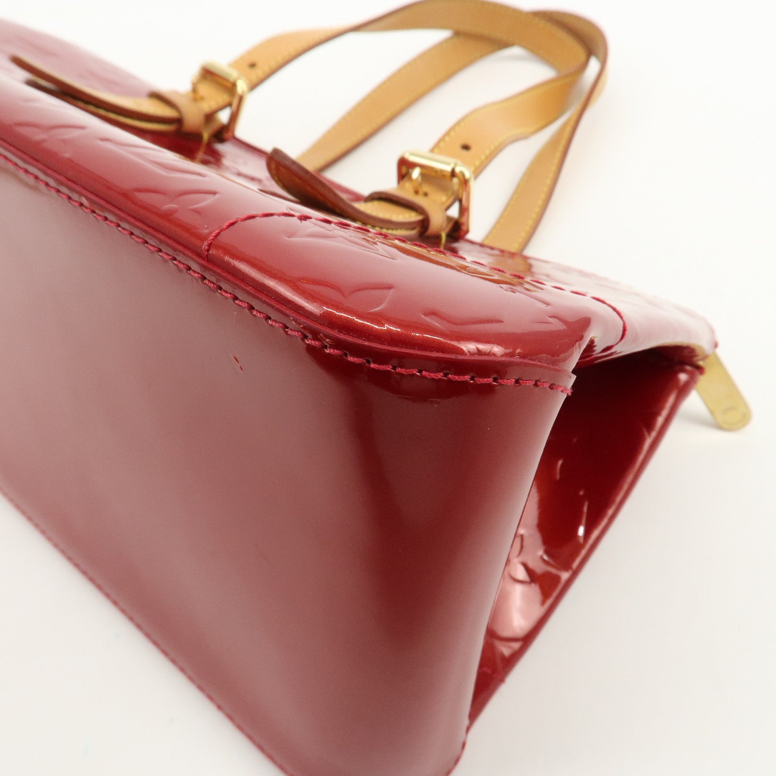 Louis Vuitton Vernis Rosewood Avenue Hand Bag Pomme D'Amour M93507