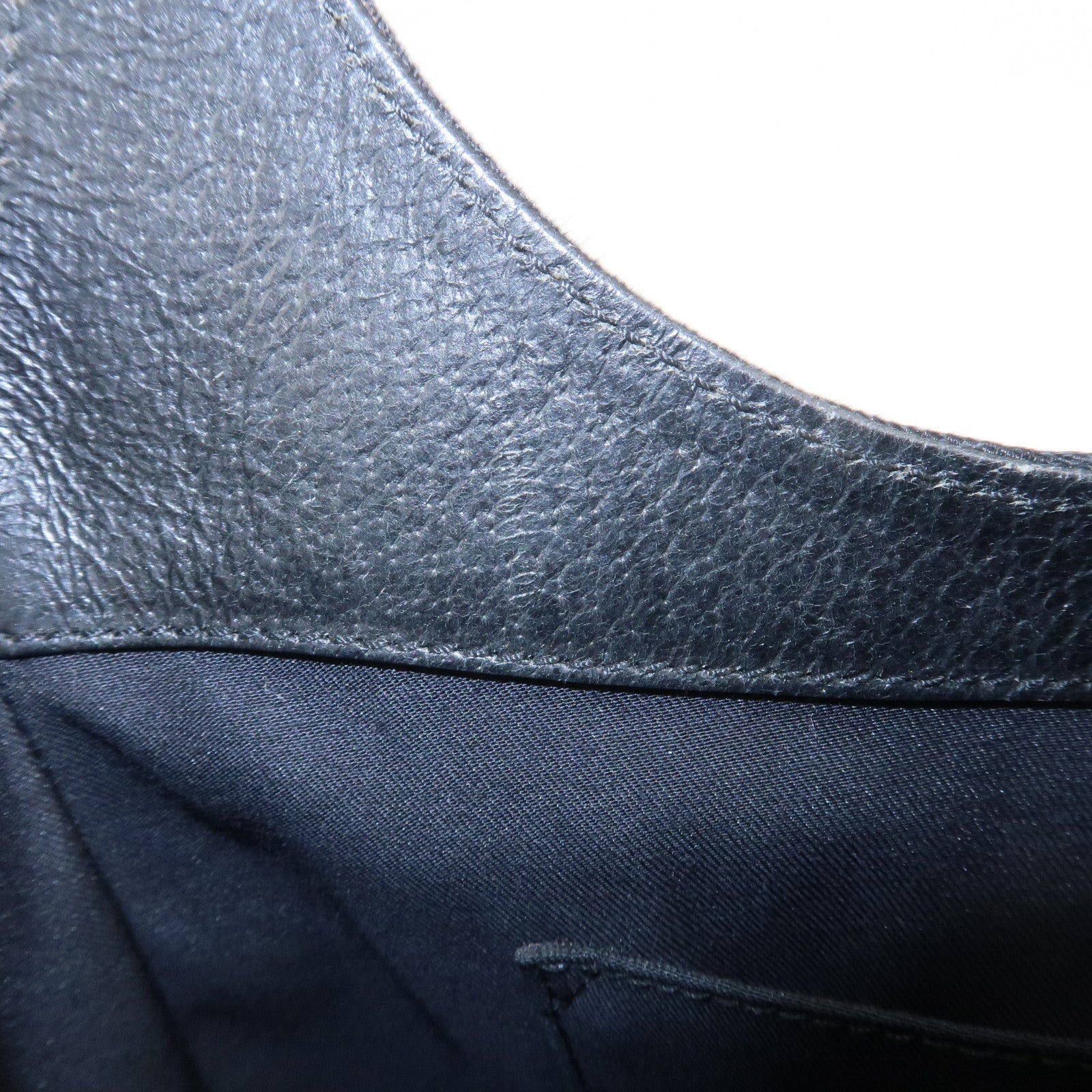 GUCCI New Jackie GG Canvas Shoulder Bag Hand Bag Black 124409