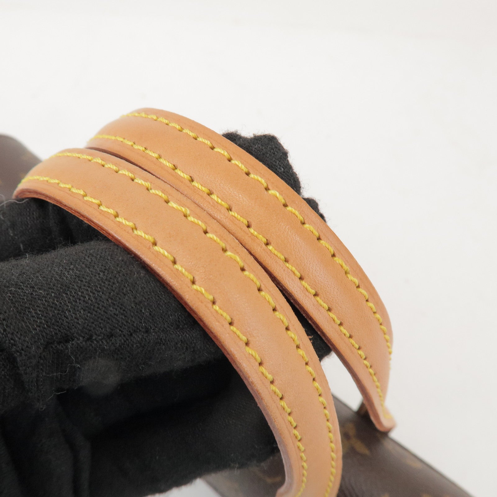 Louis Vuitton Monogram Sonatine Hand Bag Brown M51902