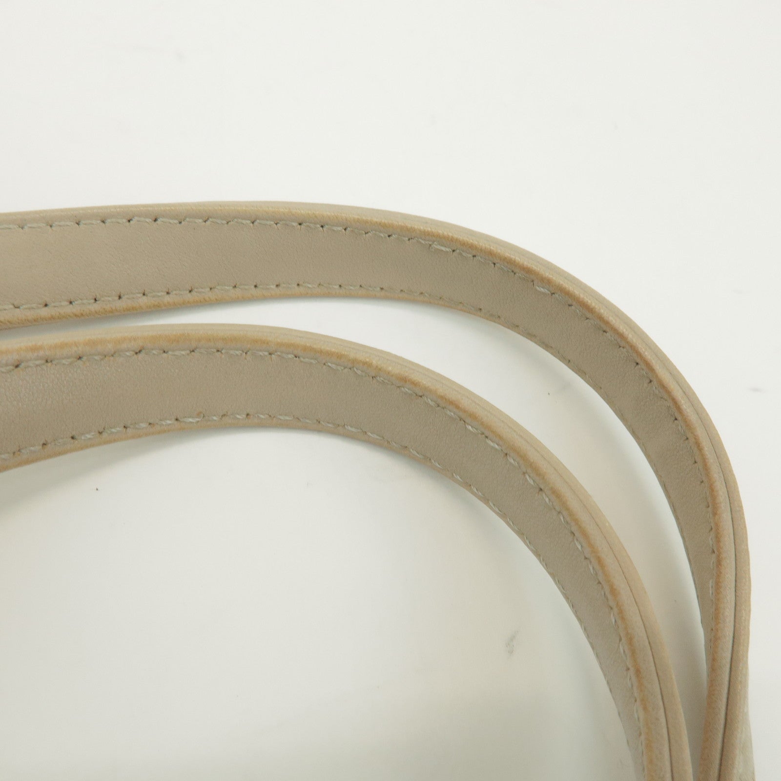 CHANEL Deauville GM Canvas Leather 2Way Tote Bag Beige A66941