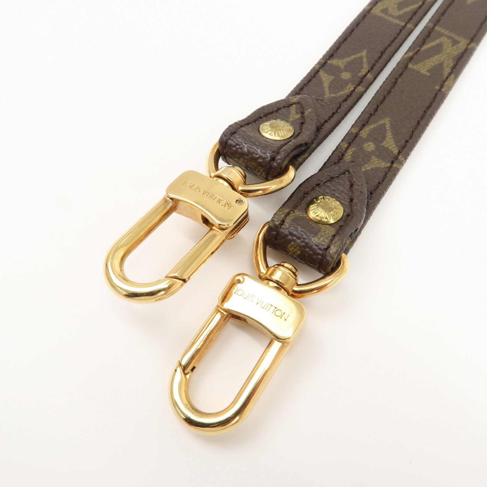 Louis Vuitton Monogram Canvas Shoulder Strap 120cm 1.6cm Brown J75010 Used