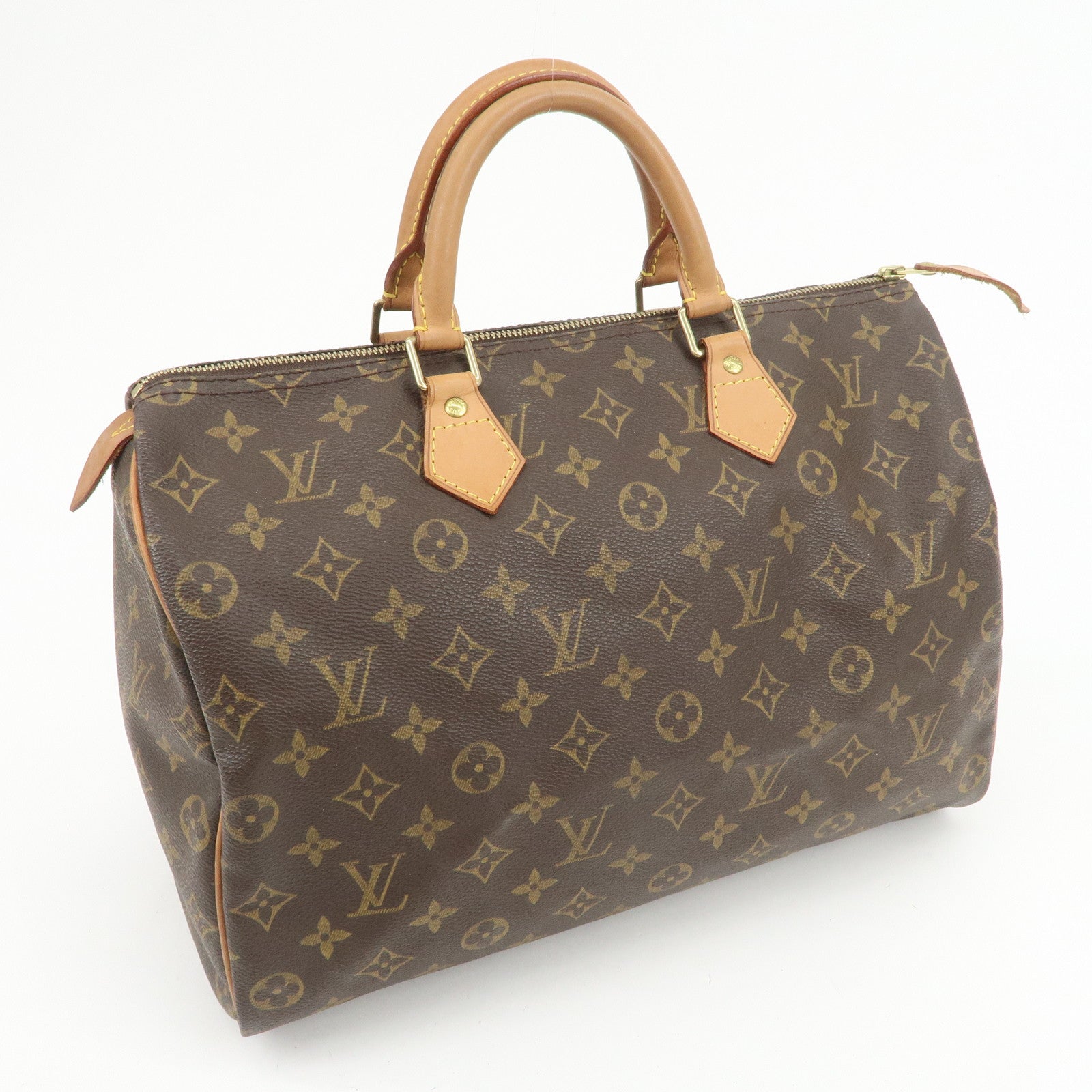 Louis Vuitton Monogram Speedy 35 Boston Bag Hand Bag M41524