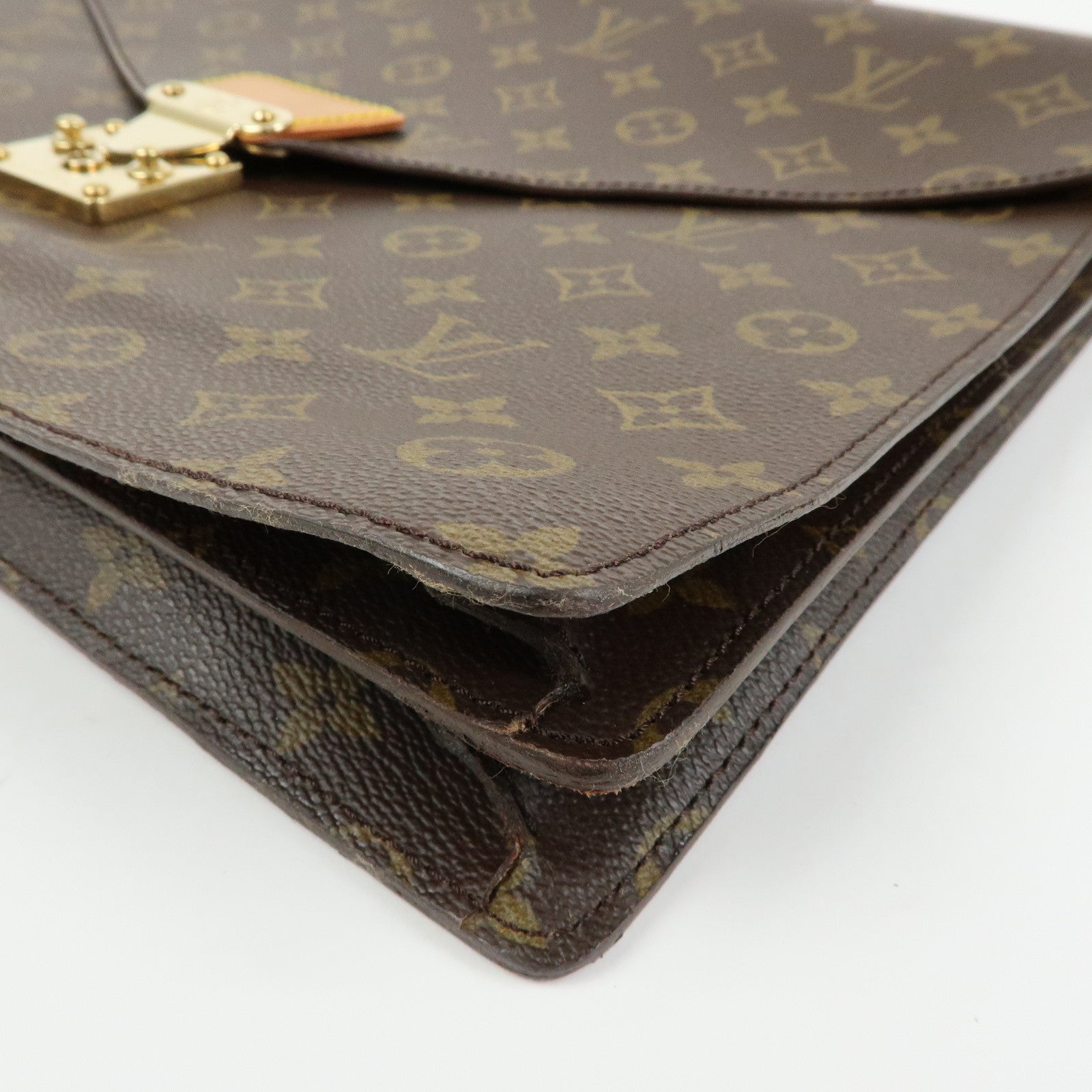 Louis Vuitton Monogram Serviette Conseiller Briefcase Brown M53331