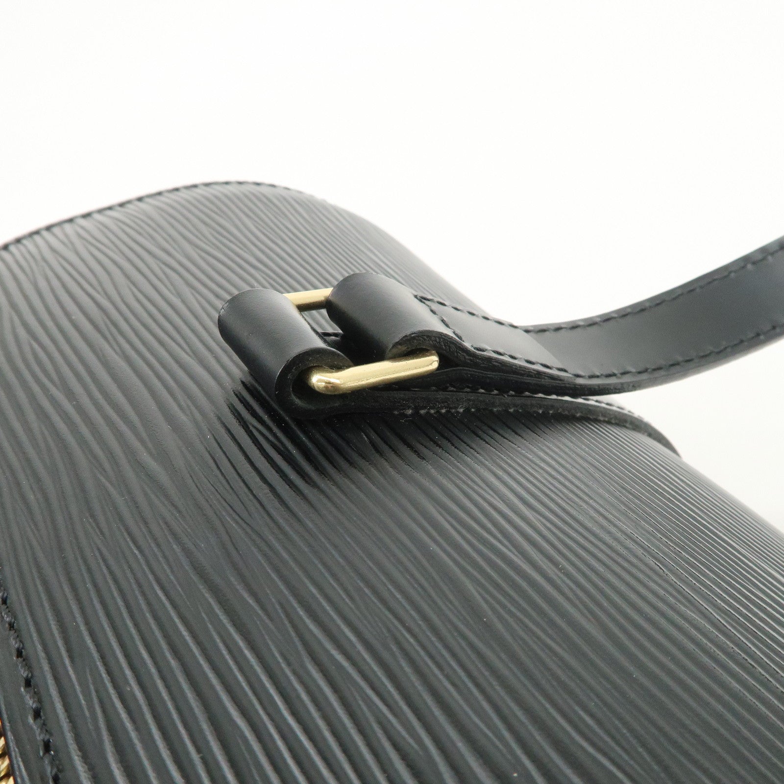 Louis Vuitton Epi Soufflot Hand Bag Shoulder Bag Noir M52862