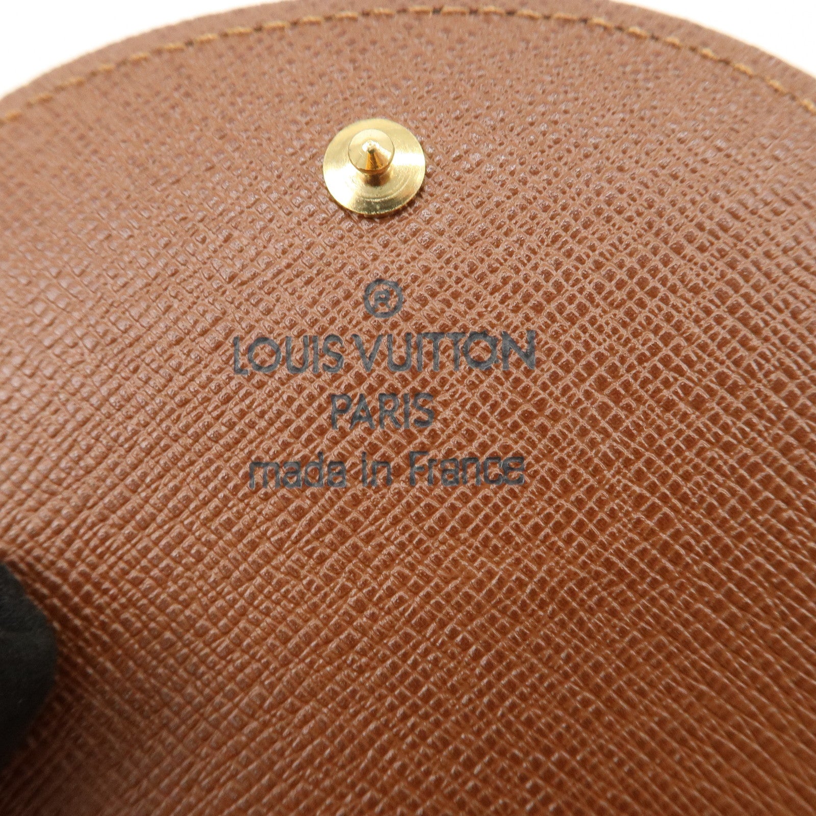 Louis Vuitton Monogram Porte Monnaie Gousset Coin Case M61970