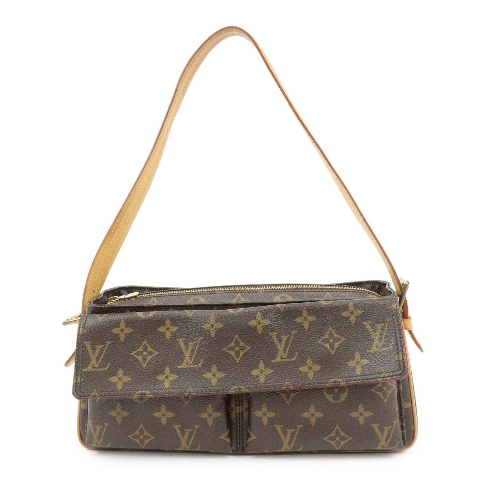Louis Vuitton Monogram Vivacite Shoulder Bag Hand Bag M51164 Authentic Used F/S