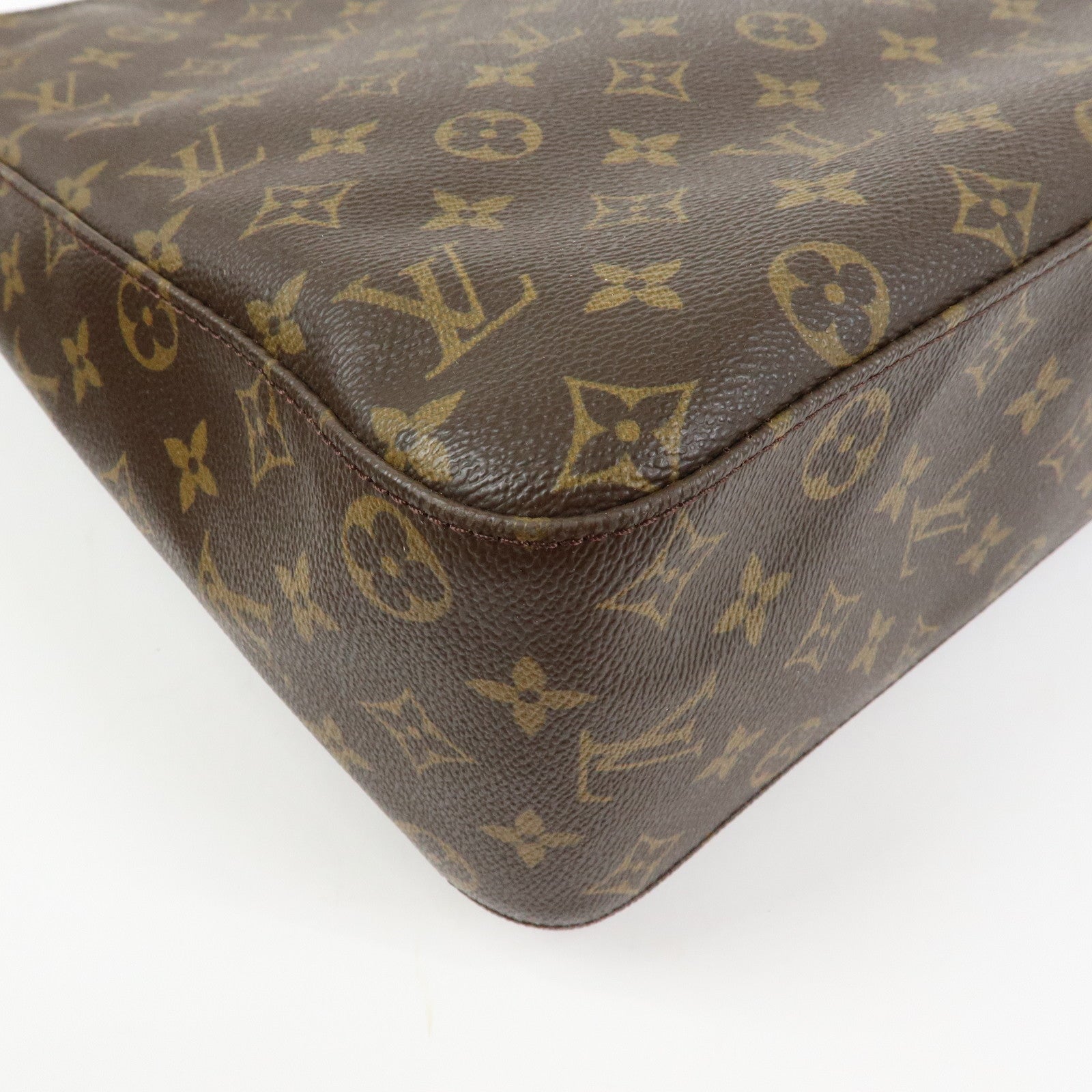 Louis Vuitton Monogram Looping GM Shoulder Bag Brown M51145
