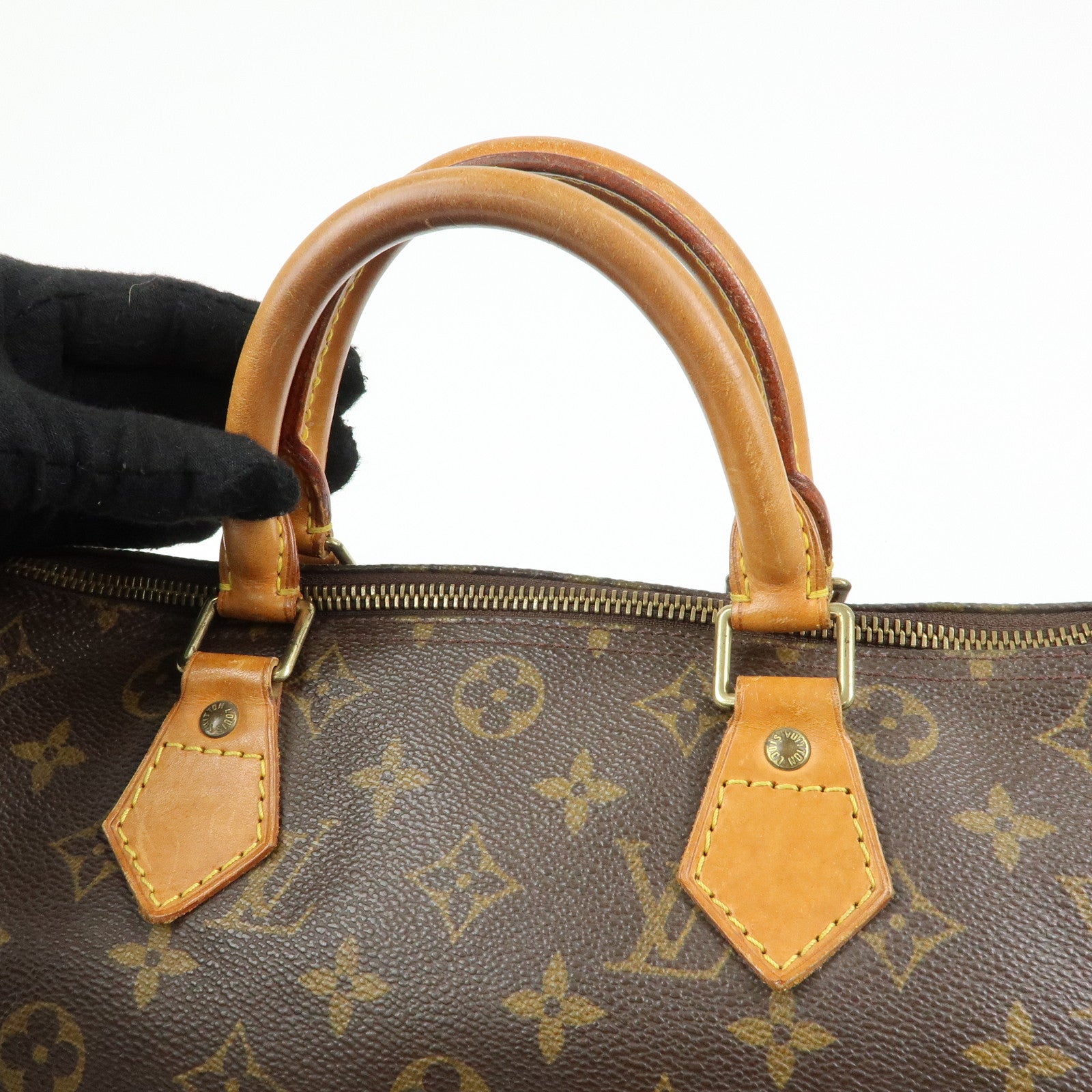 Louis Vuitton Monogram Speedy 30 Boston Bag Hand Bag Brown M41526