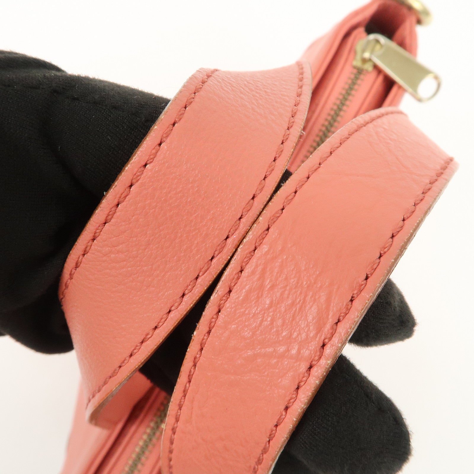 BURBERRY 2Way Bag Hand Bag Pink Gold Hardware