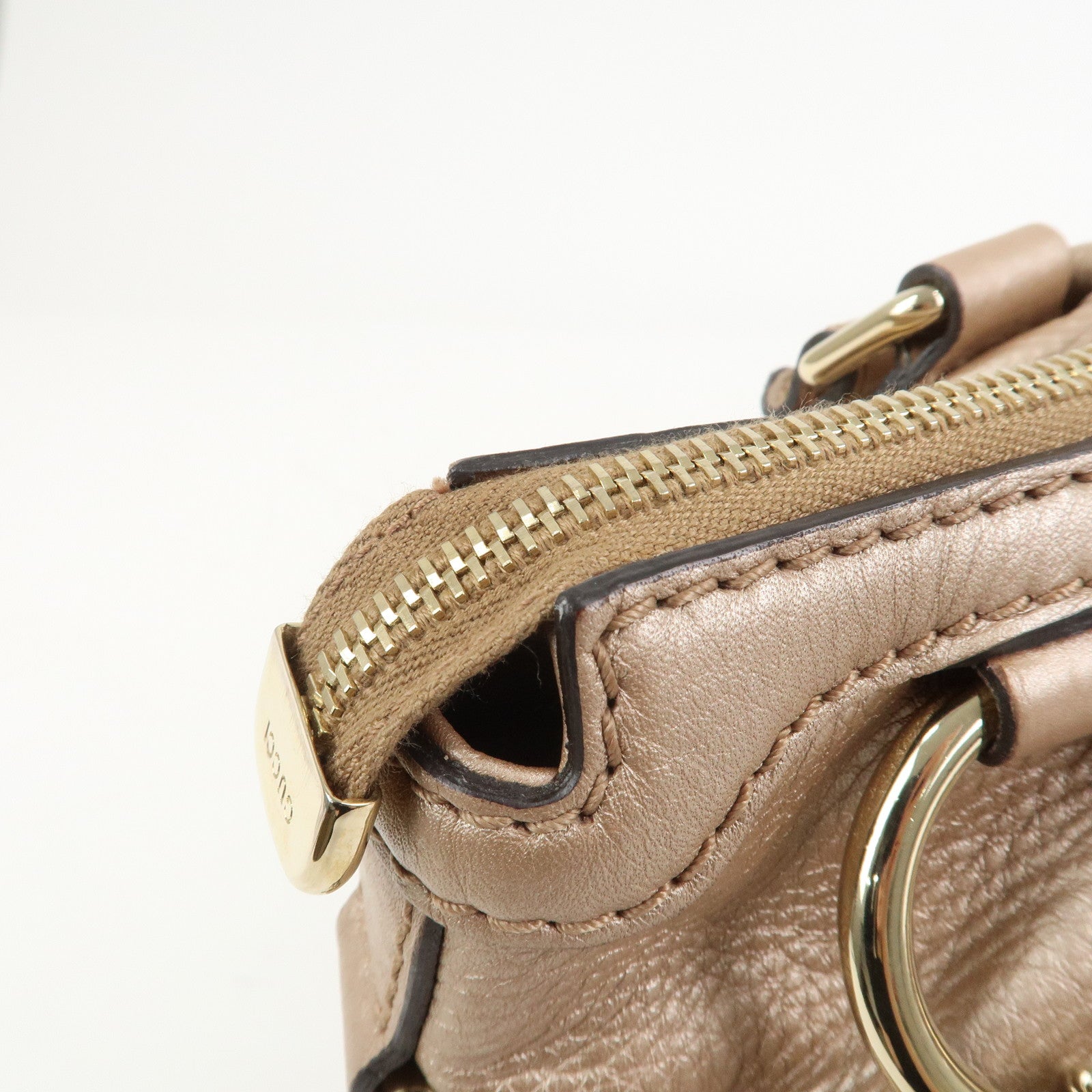 GUCCI Sukey Interlocking G Leather 2Way Bag Shoulder Bag 247902