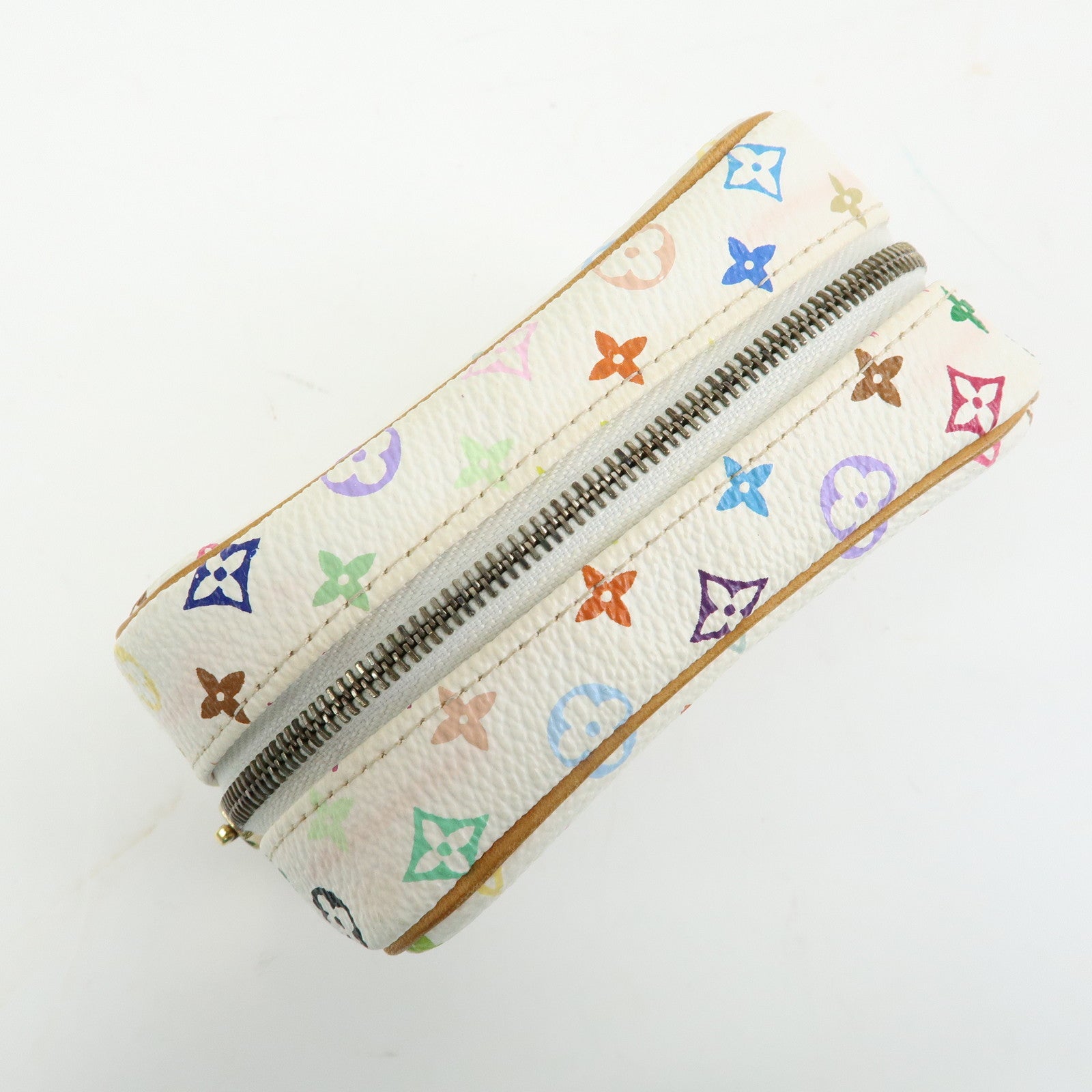 Louis Vuitton Monogram Multicolor Trousse Wapity Pouch Blanc M58033