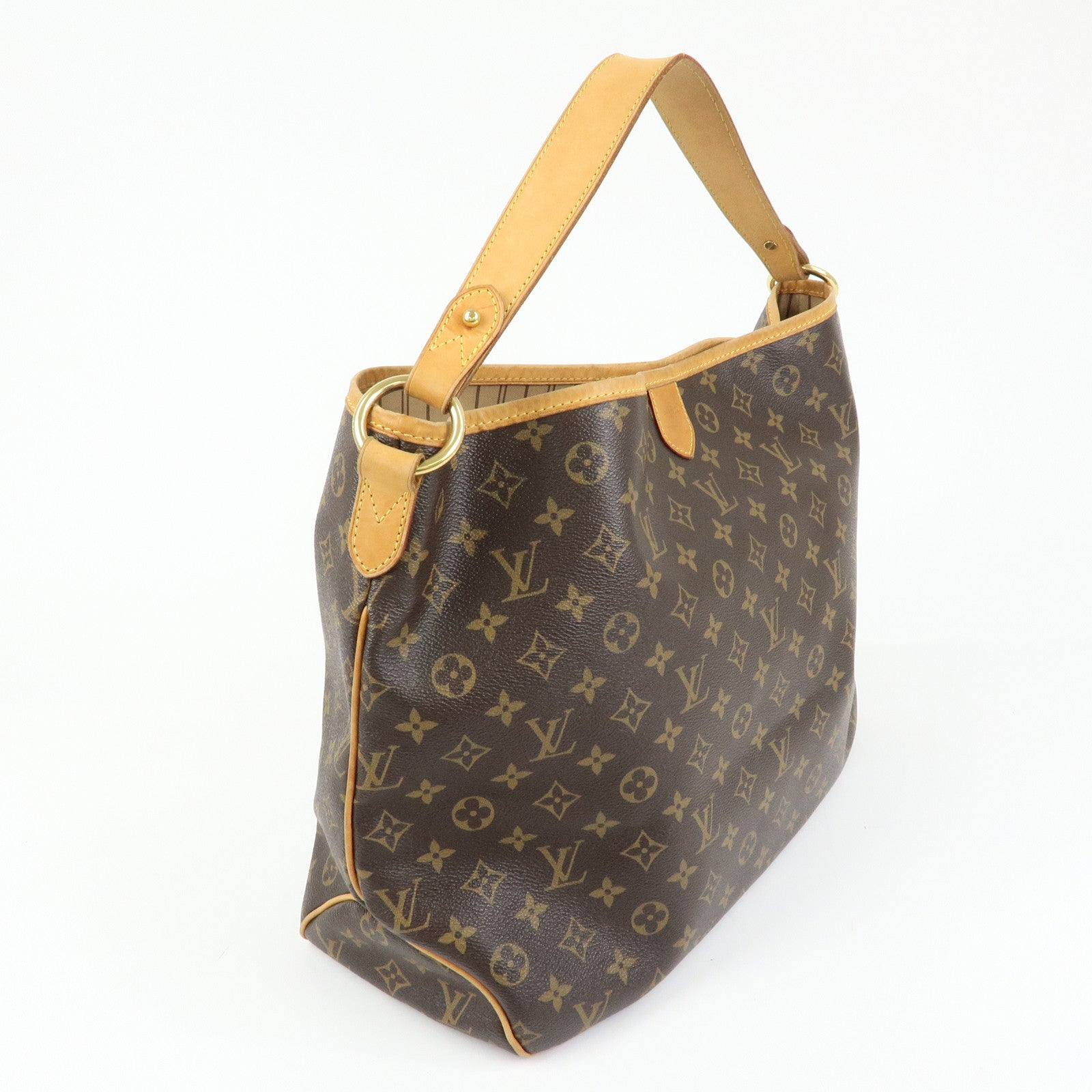 Louis Vuitton Monogram Delightful MM Shoulder Bag Brown M50156