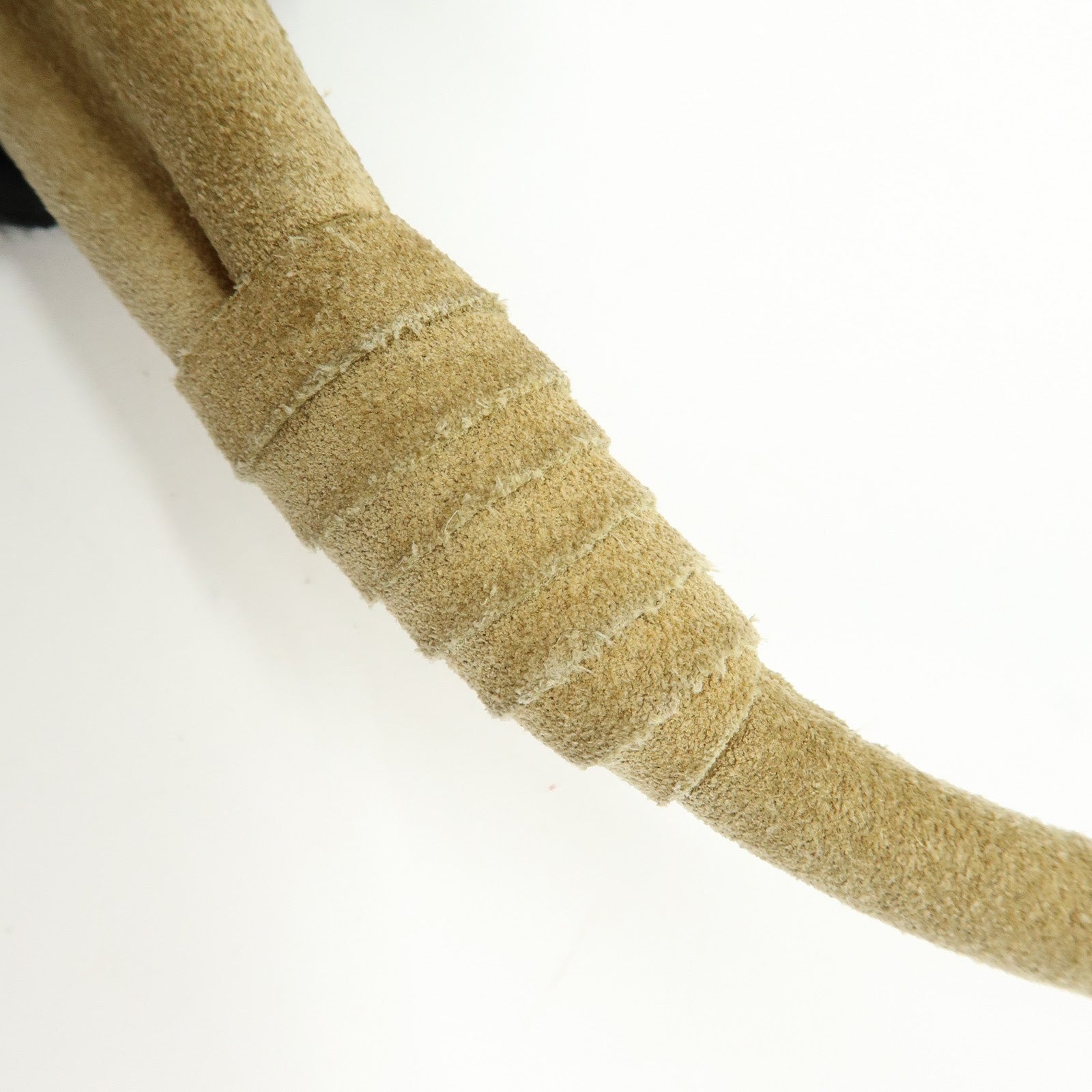 BOTTEGA VENETA Suede Butterfly Shoulder Bag Hand Bag Beige